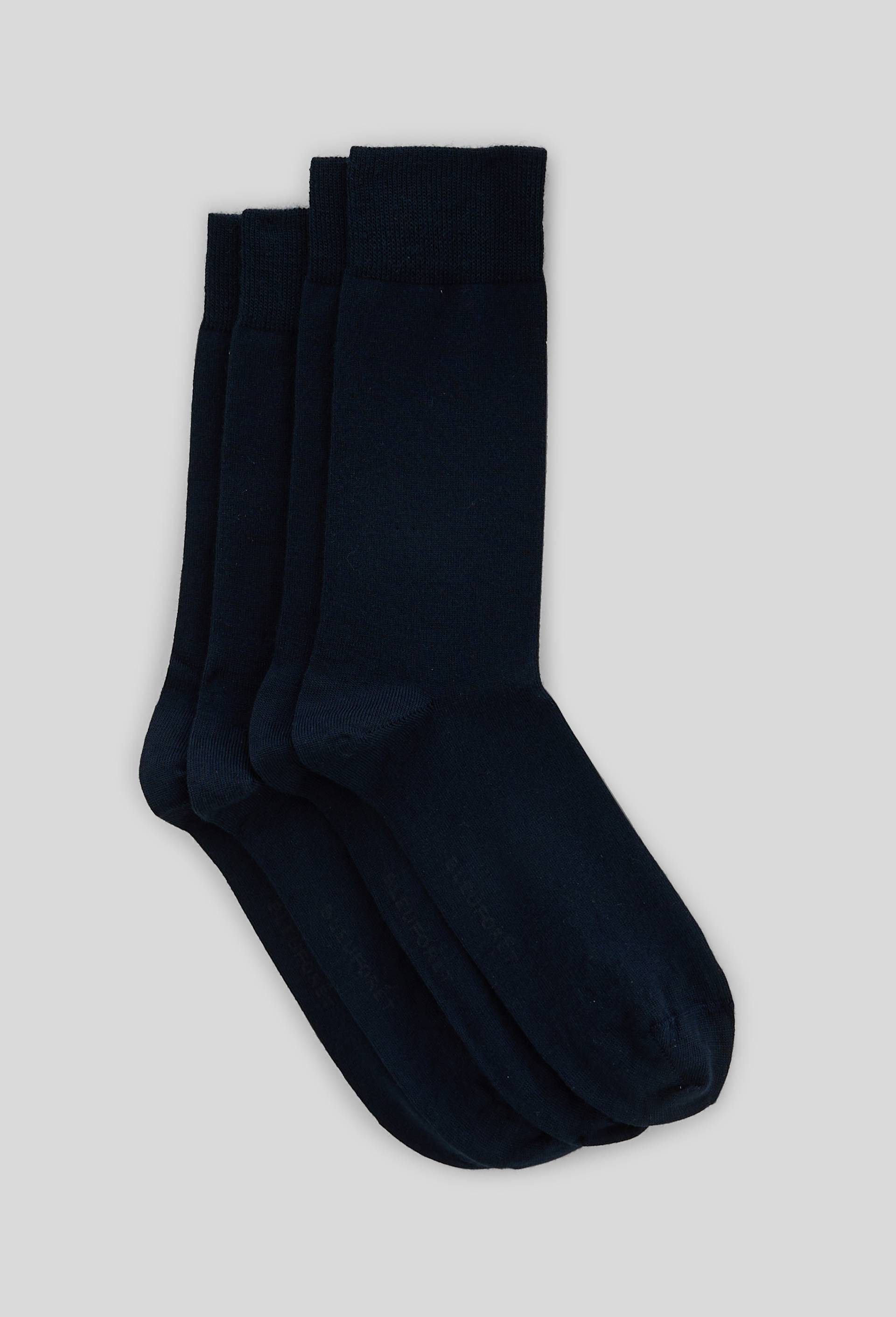 Lot de 2 paires de chaussettes en laine - Bleu For&ecirc;t, Bleu fonc&eacute;, swatch image