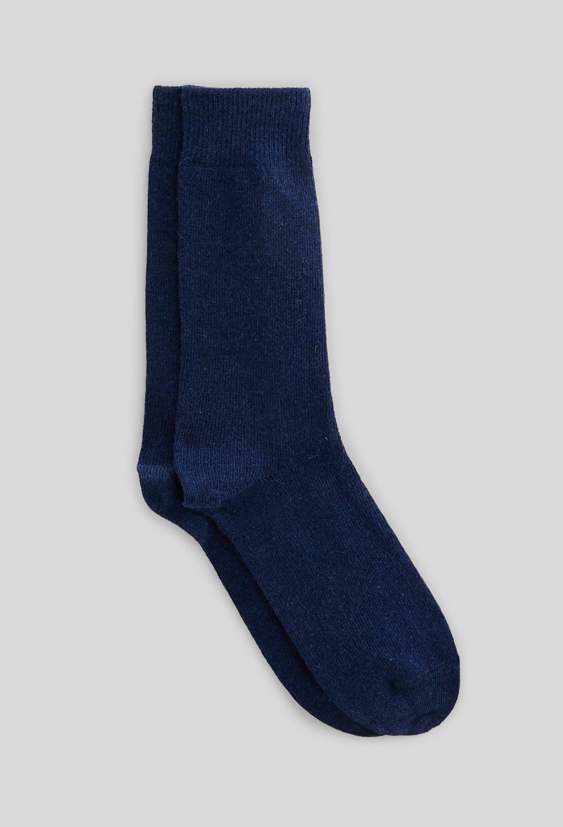 Paire de chaussettes en laine contenant du cachemire Bleufor&ecirc;t, Bleu fonc&eacute;, swatch image