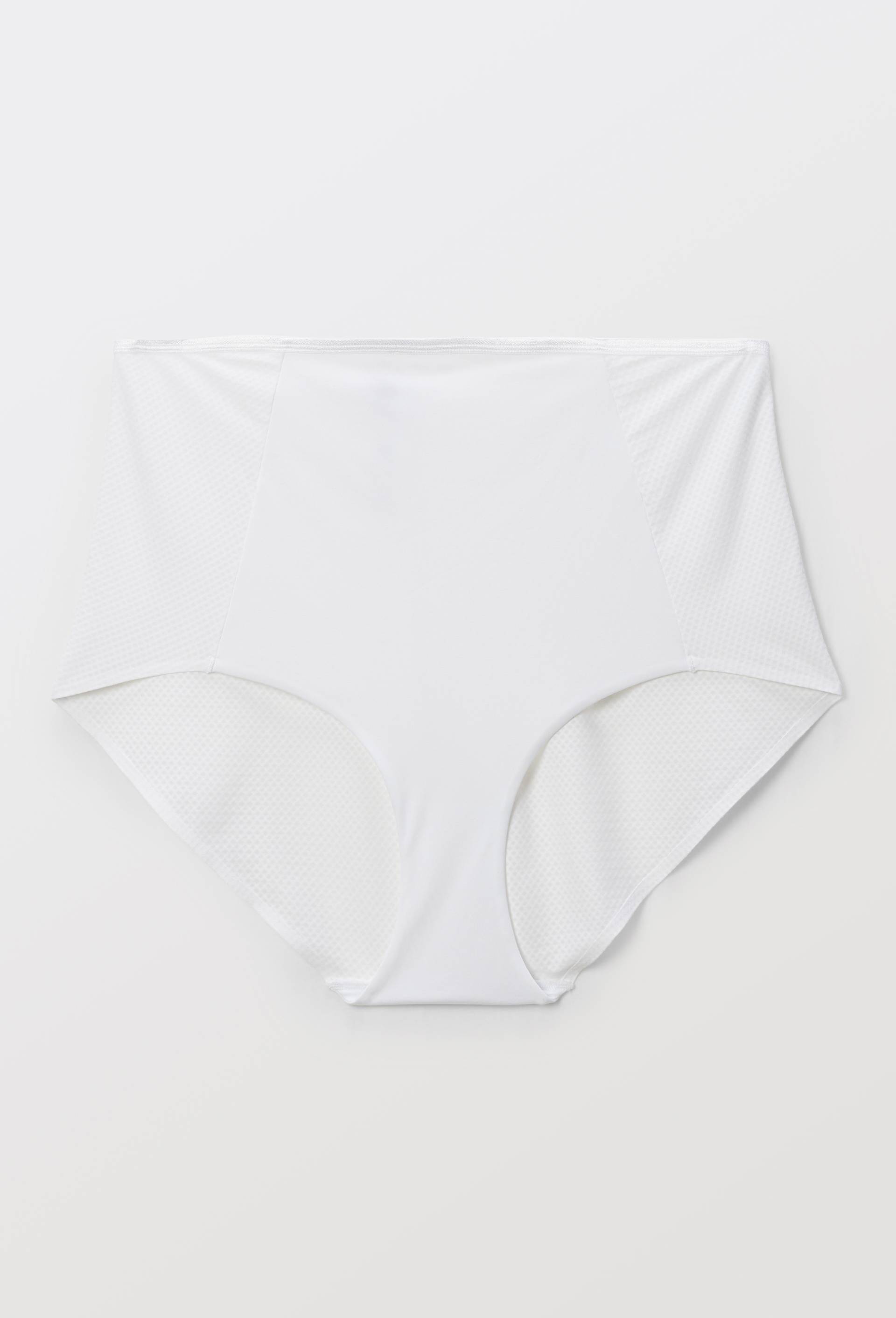 Culotte taille haute ventre plat en microfibre fantaisie - MONOPRIX - Modalova