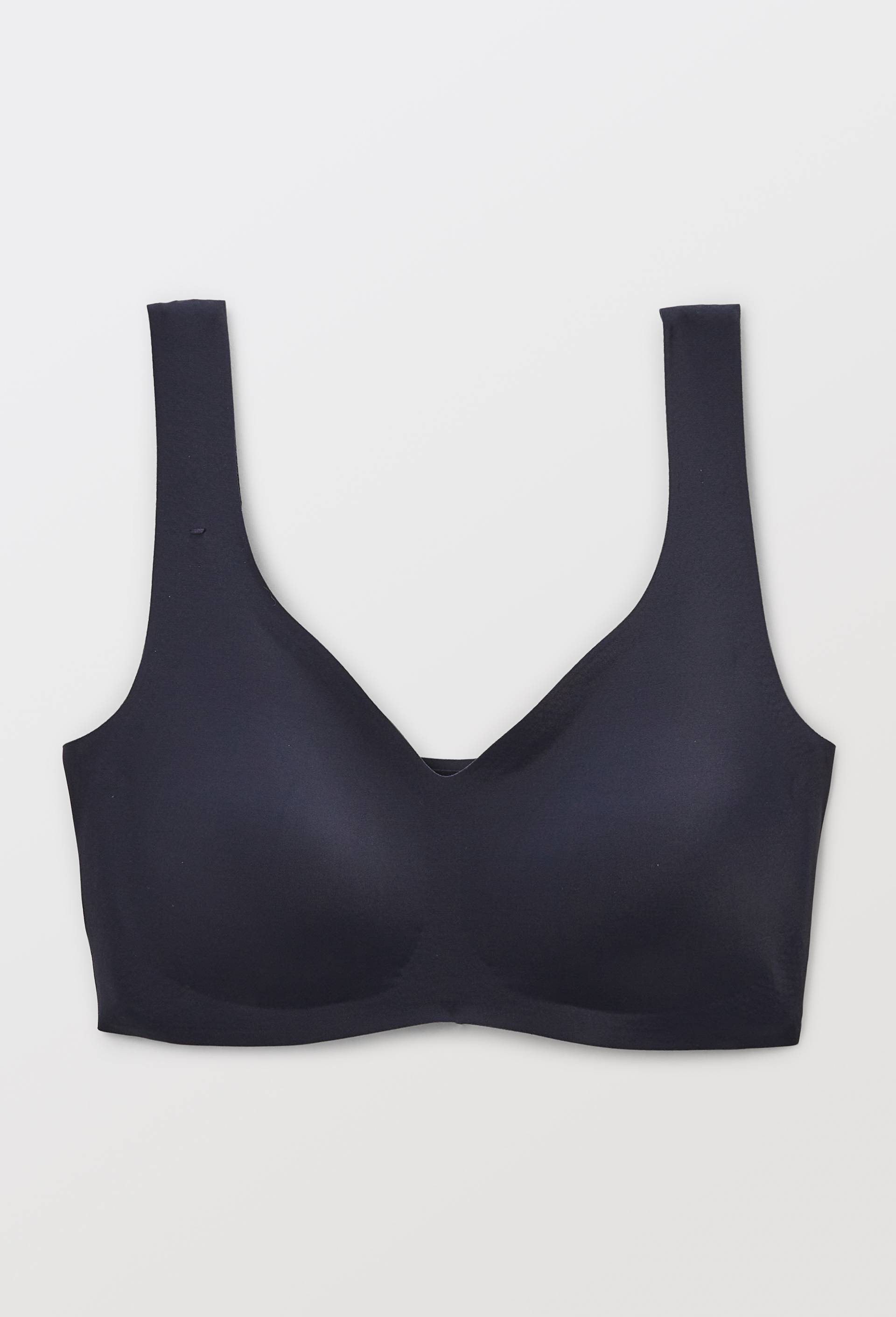 Brassi&egrave;re confort en microfibre avec coques amovibles, Bleu fonc&eacute;, large image number 2