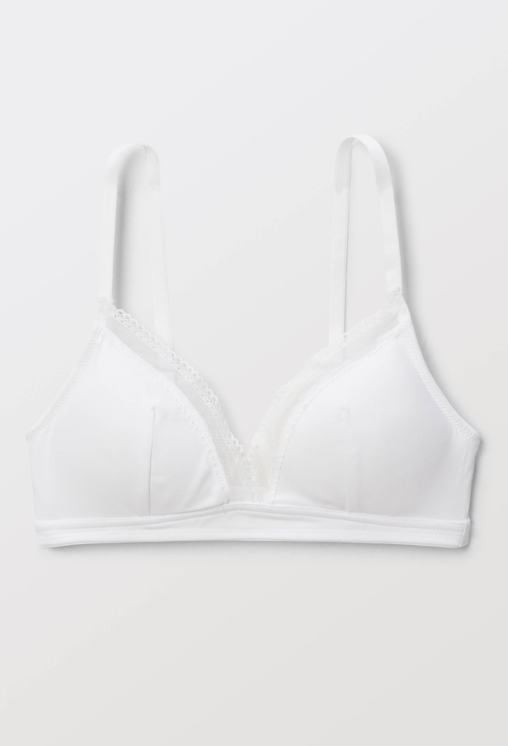Soutien-gorge triangle padd&eacute; DIANE contenant du coton BIO GOTS, Blanc, large image number 2.0