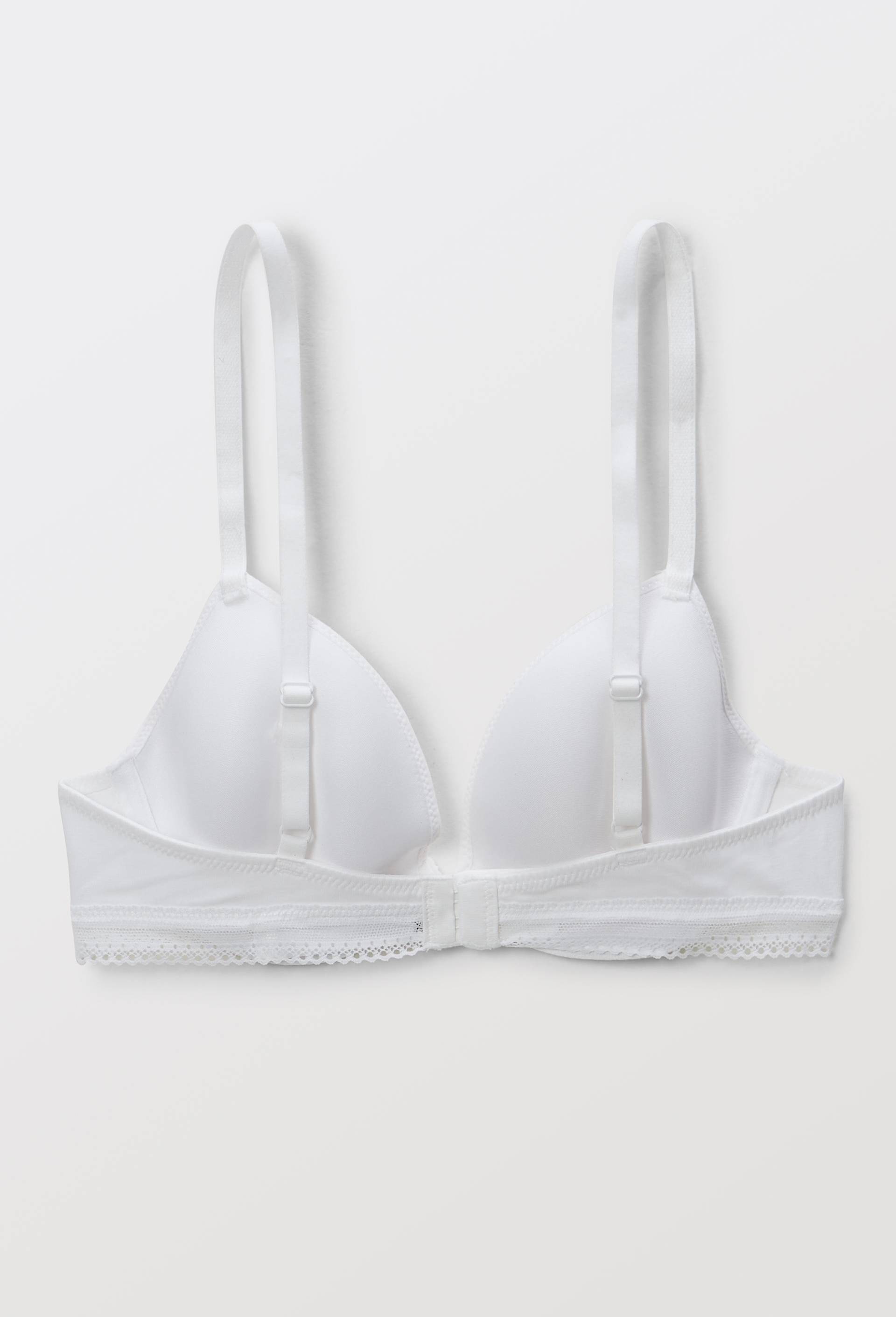 Soutien-gorge coques fines avec armatures DIANE contenant du coton BIO GOTS, Blanc, large image number 1