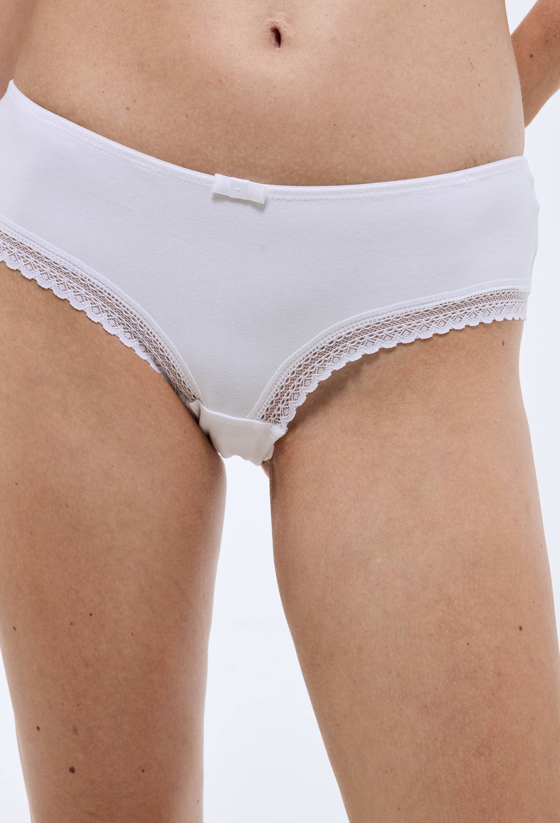 Shorty DIANE contenant du coton BIO GOTS, Blanc, large image number 1.0