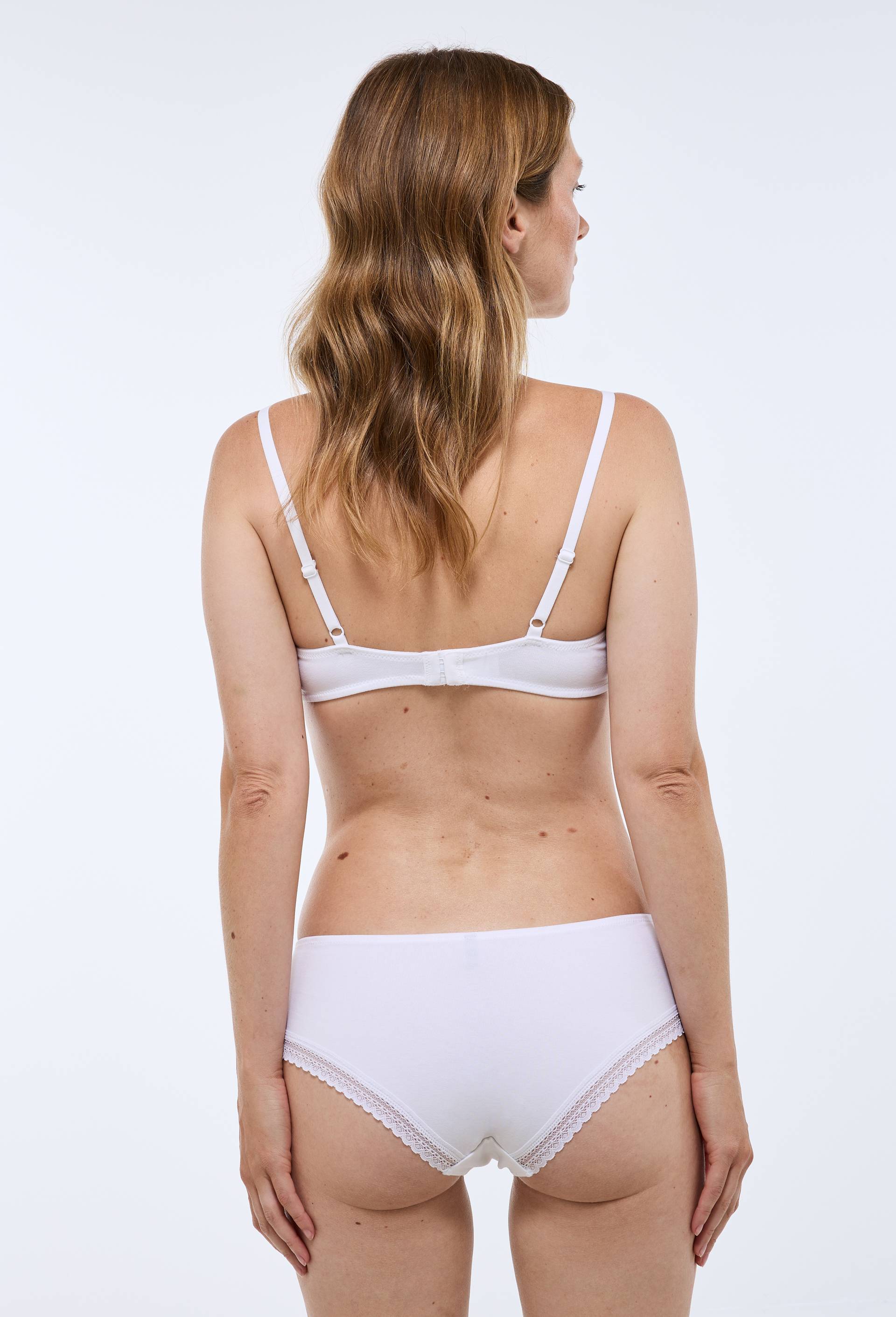 Shorty DIANE contenant du coton BIO GOTS, Blanc, large image number 2