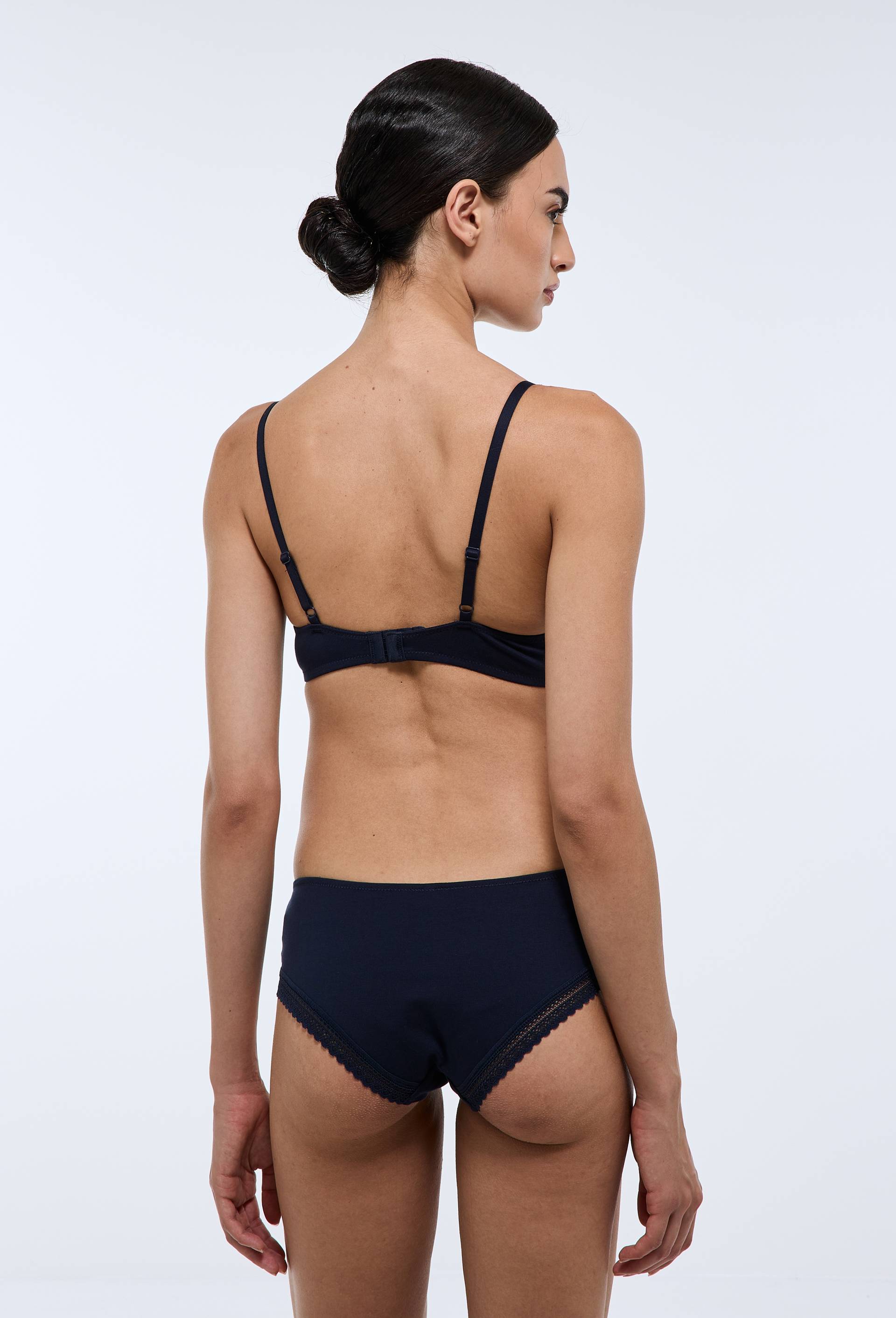 Shorty DIANE contenant du coton BIO GOTS, Bleu fonc&eacute;, large image number 1.0