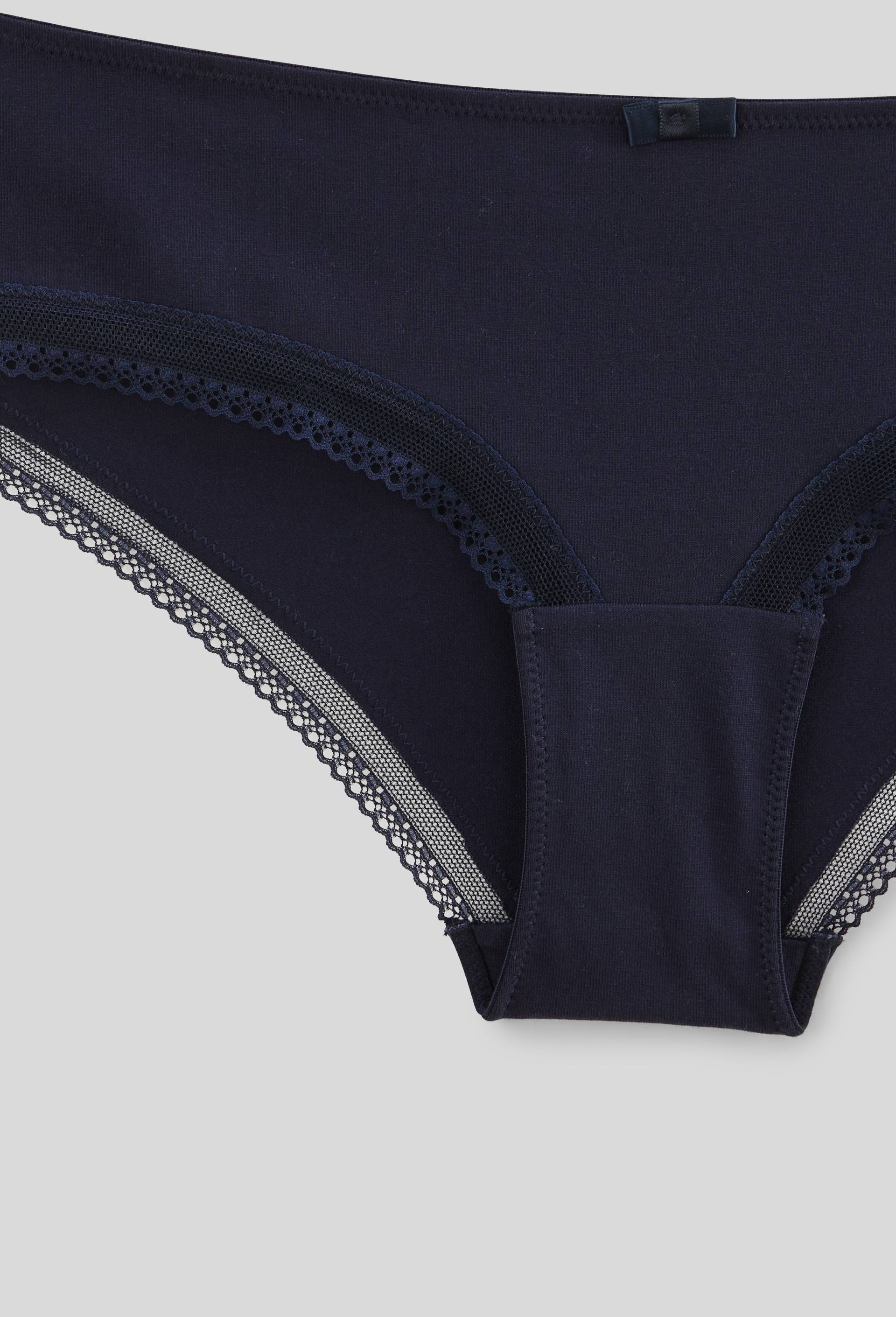 Shorty DIANE contenant du coton BIO GOTS, Bleu fonc&eacute;, large image number 4