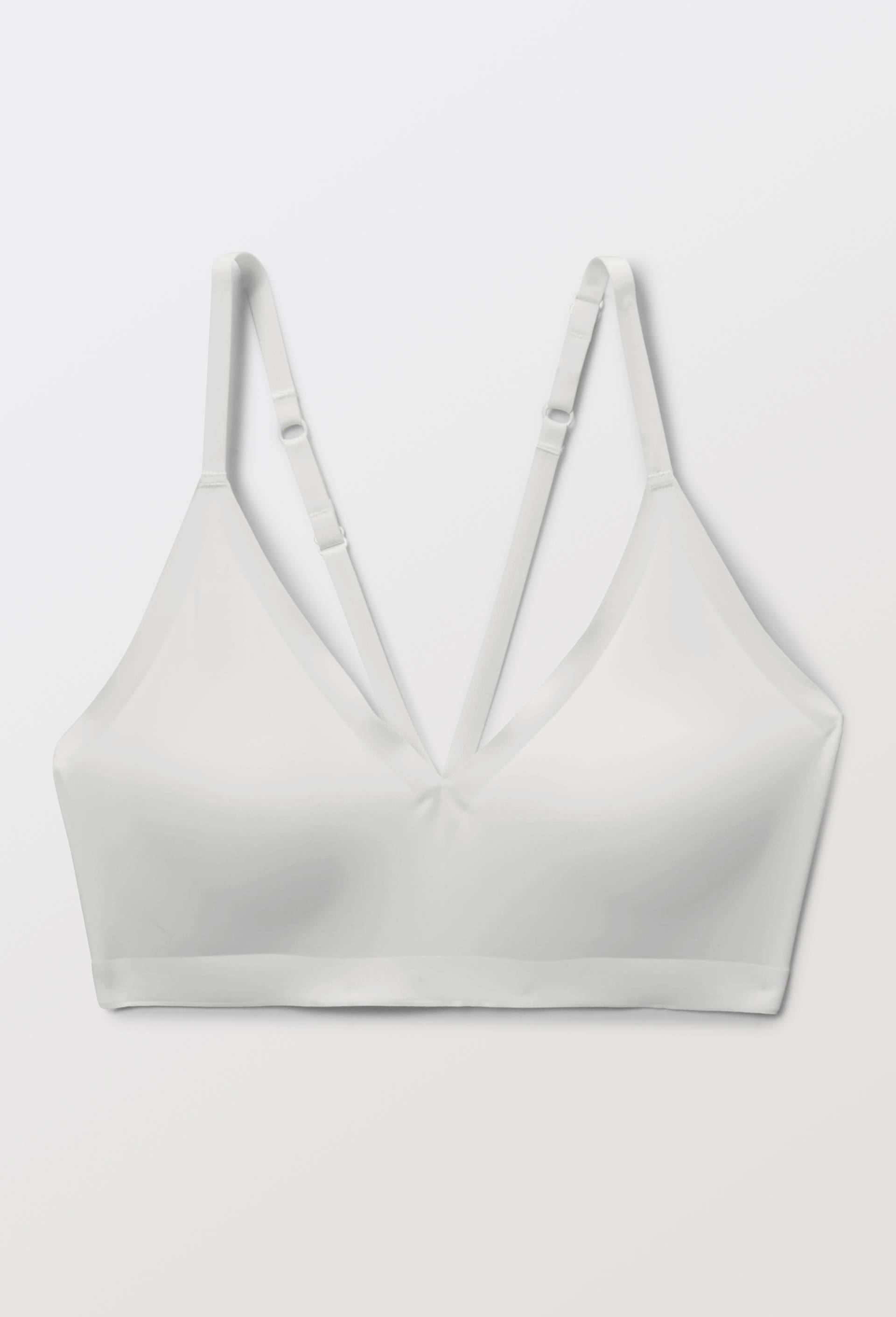 Brassi&egrave;re triangle padd&eacute;e invisible ALEXIA en microfibre, Ecru, large image number 2