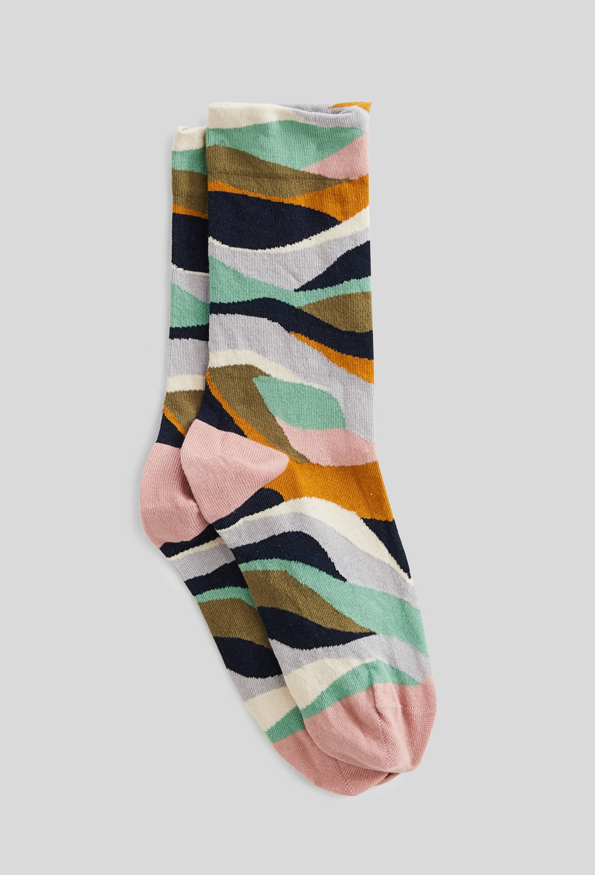 Paire de chaussettes fantaisie PREMIUM MONOPRIX, Rose, large image number 0