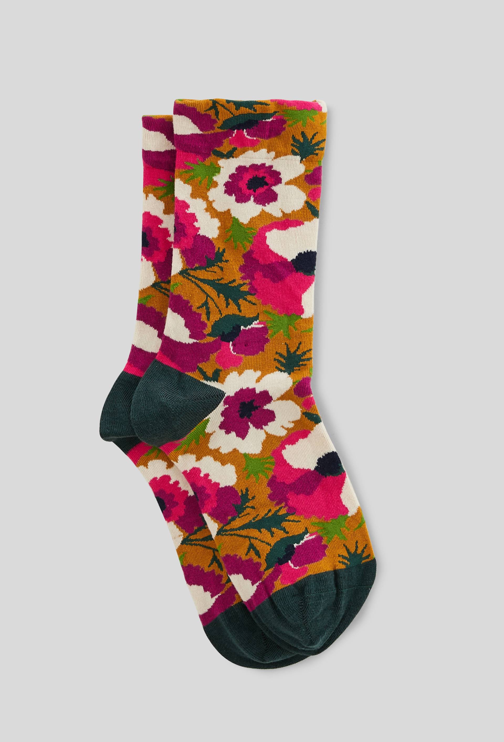Paire de chaussettes fantaisie PREMIUM MONOPRIX, Brun clair, large image number 0
