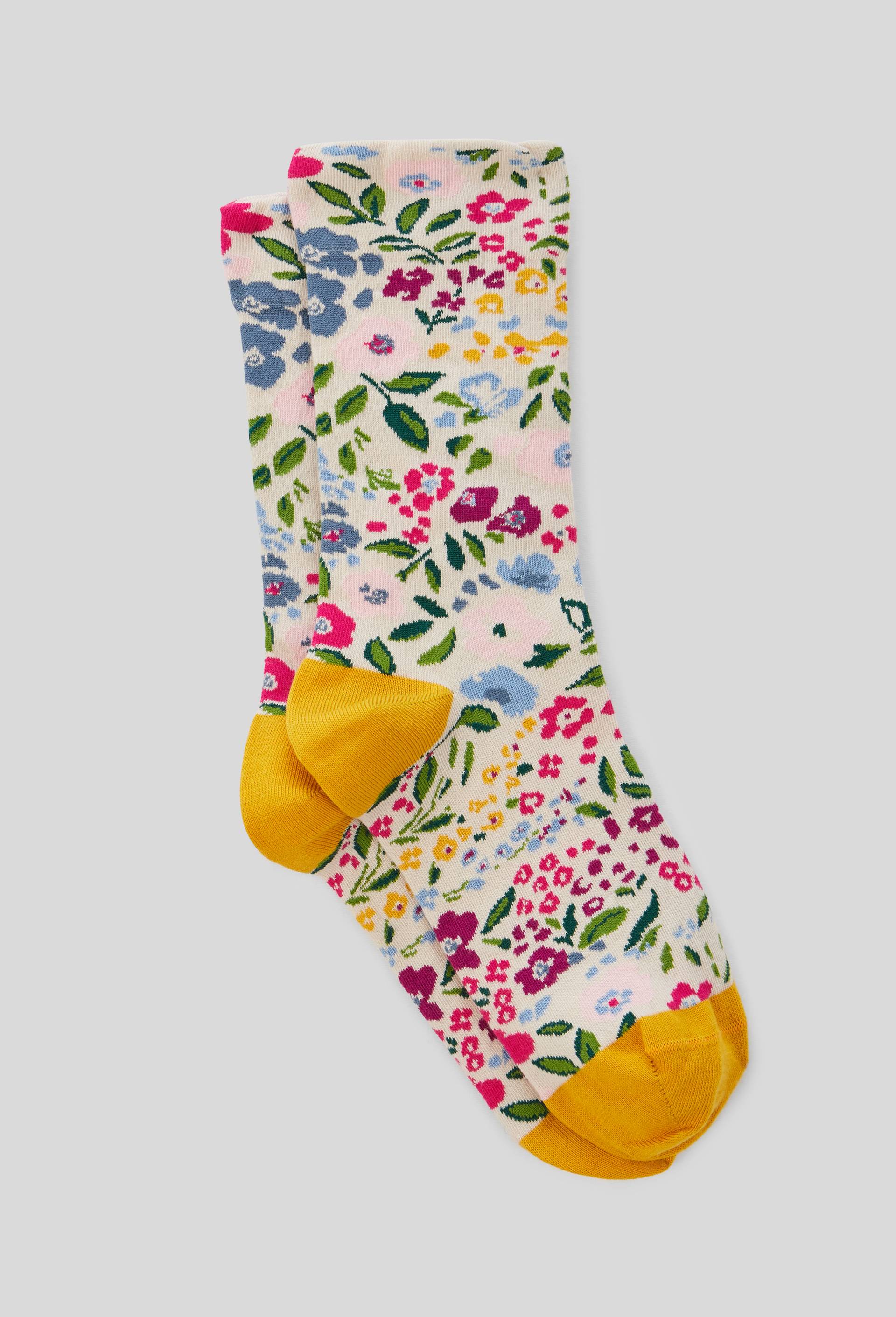 Paire de chaussettes fantaisie PREMIUM, Ecru, swatch image