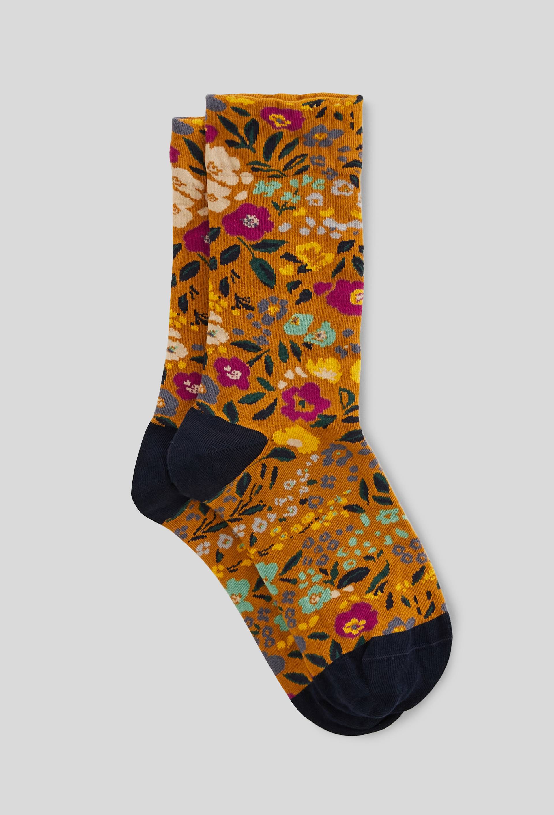 Paire de chaussettes fantaisie PREMIUM, Brun clair, large image number 0