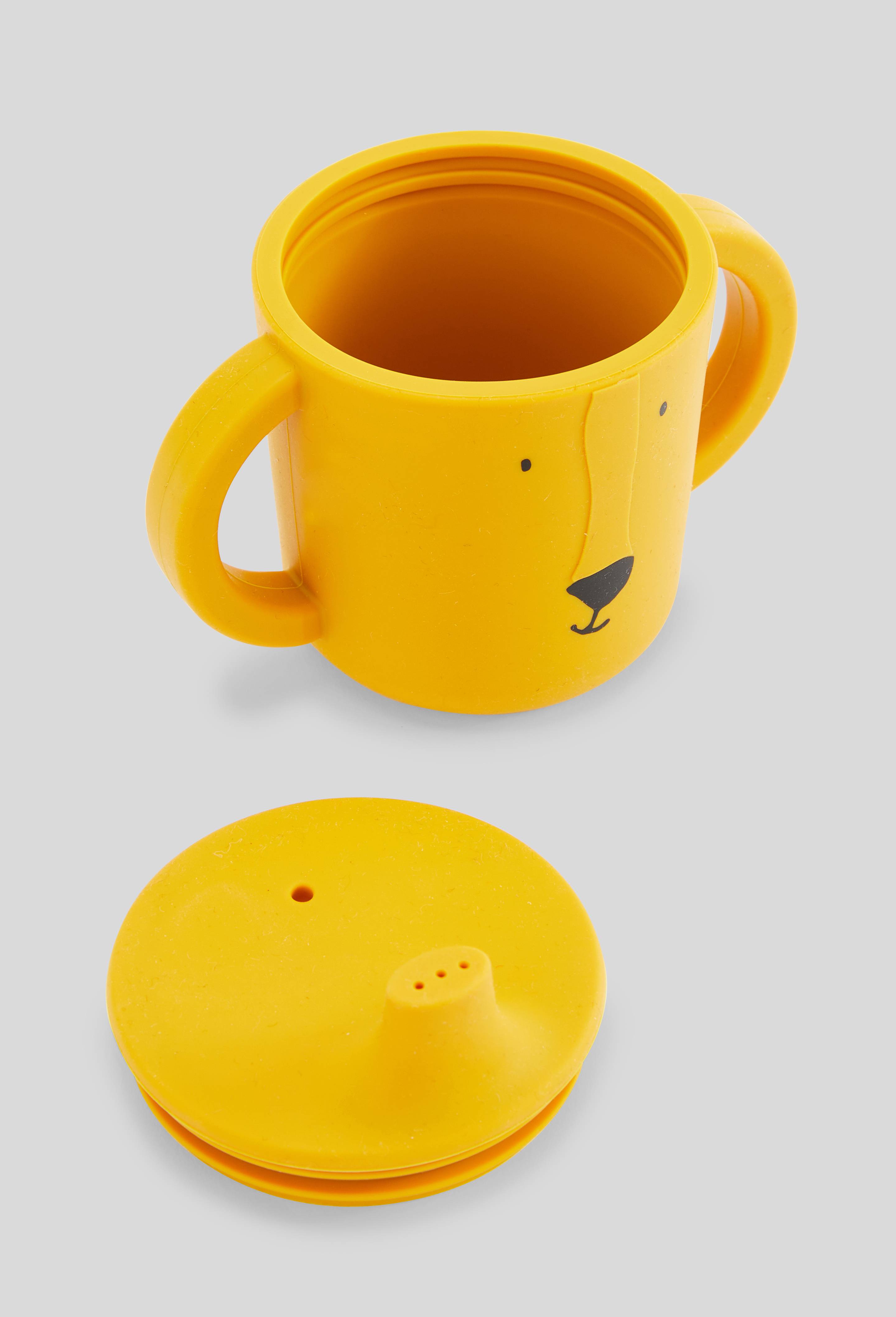 Tasse d'apprentissage en silicone, Jaune, large image number 1