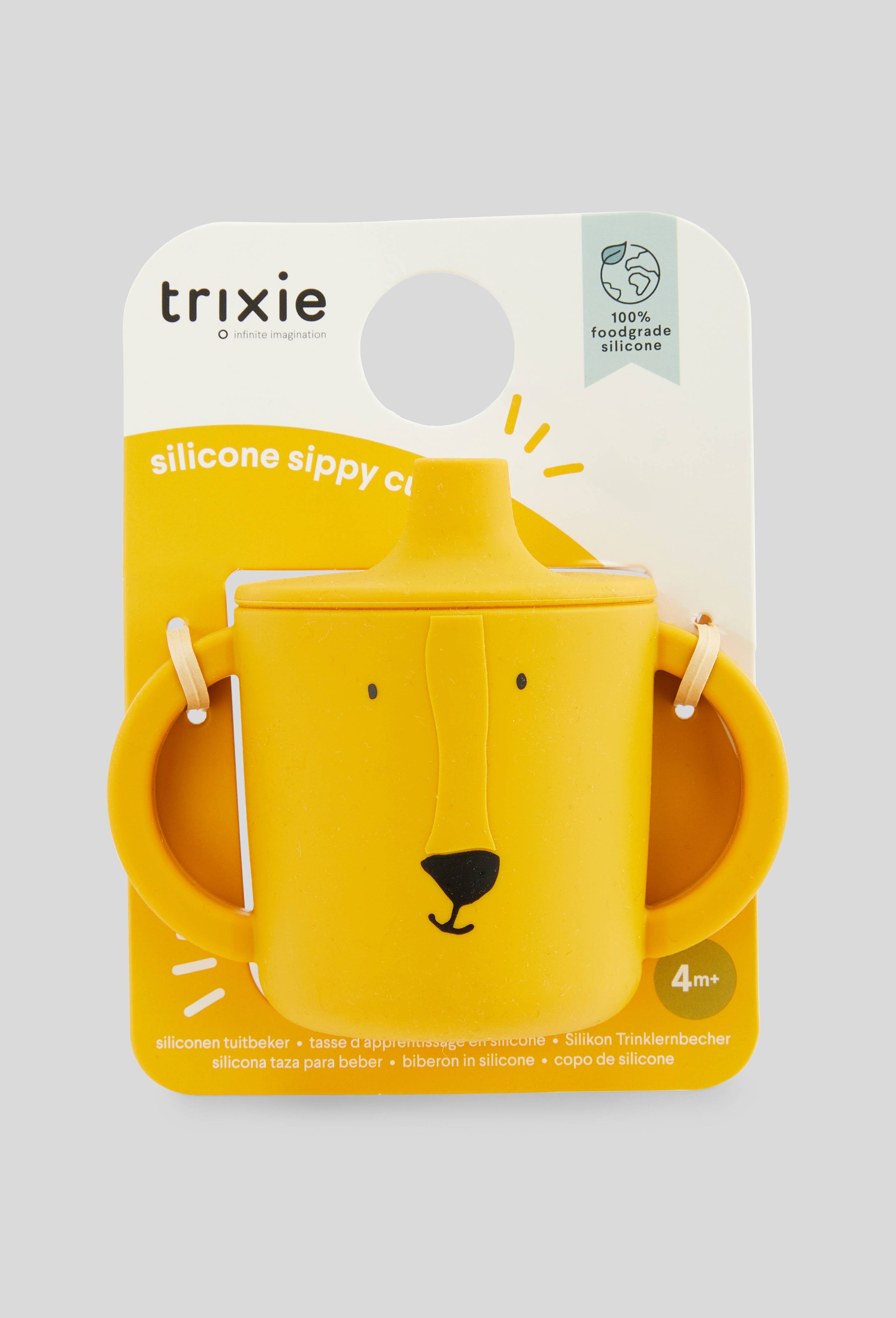 Tasse d'apprentissage en silicone, Jaune, large image number 2
