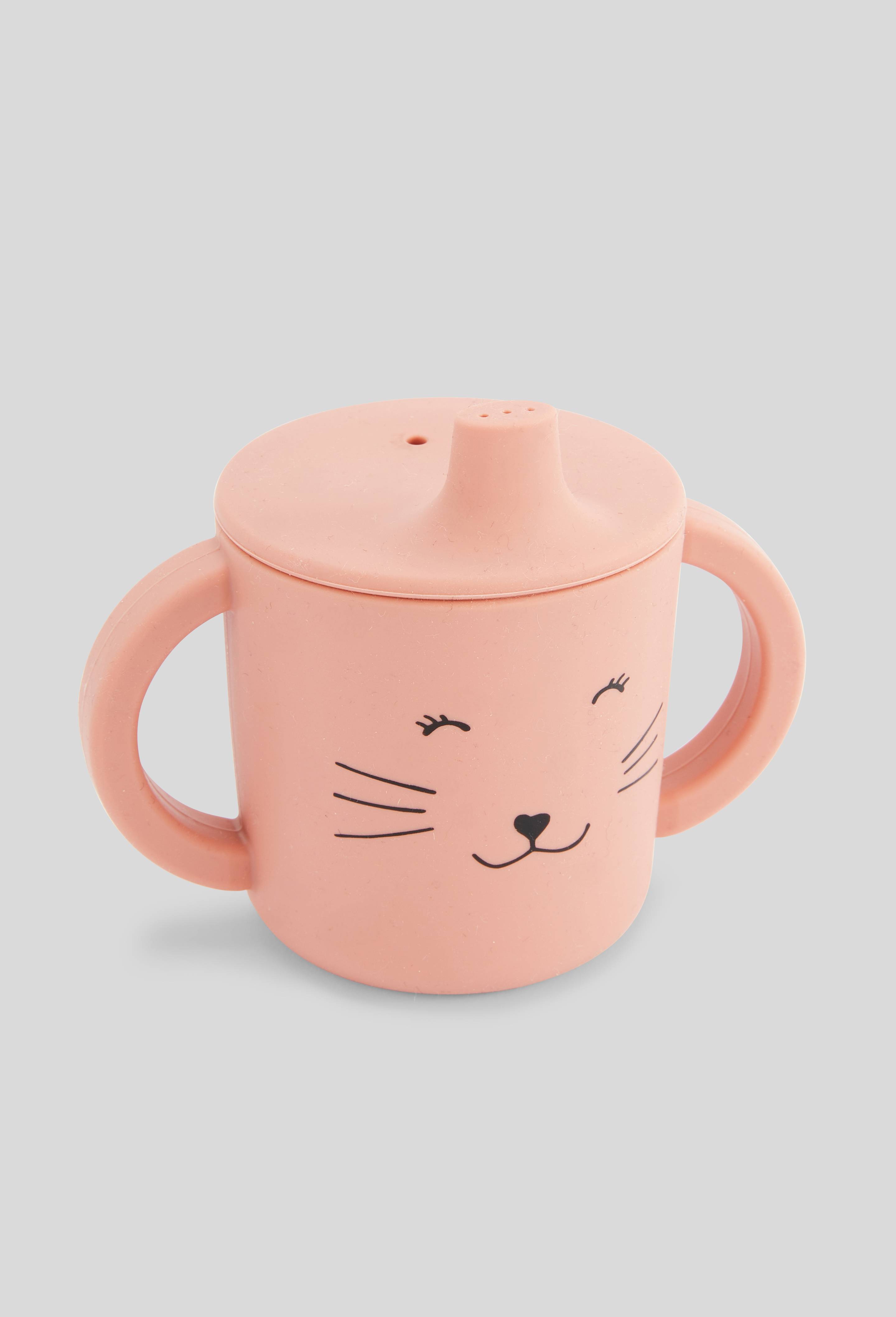 Tasse d'apprentissage en silicone, Rose clair, swatch image