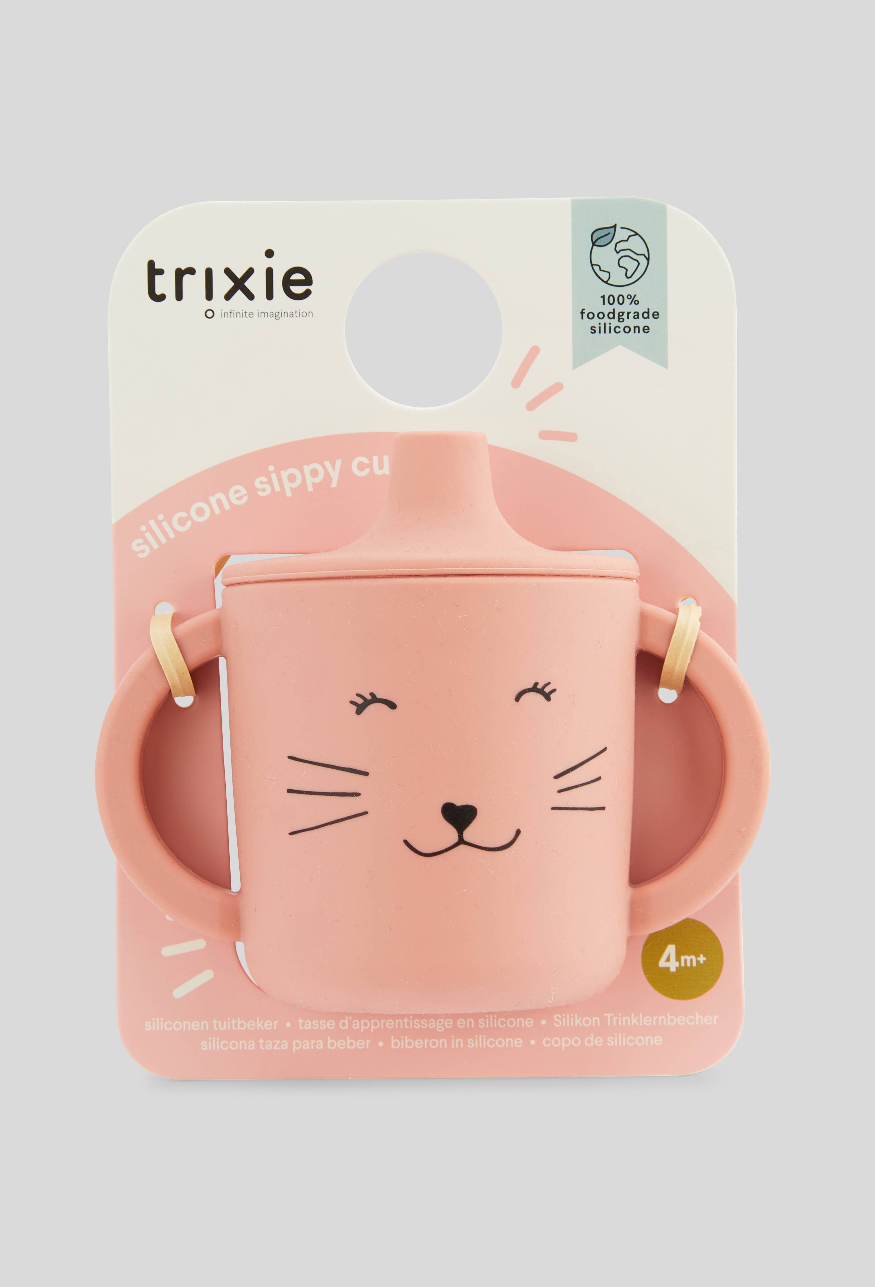 Tasse d'apprentissage en silicone, Rose clair, large image number 2