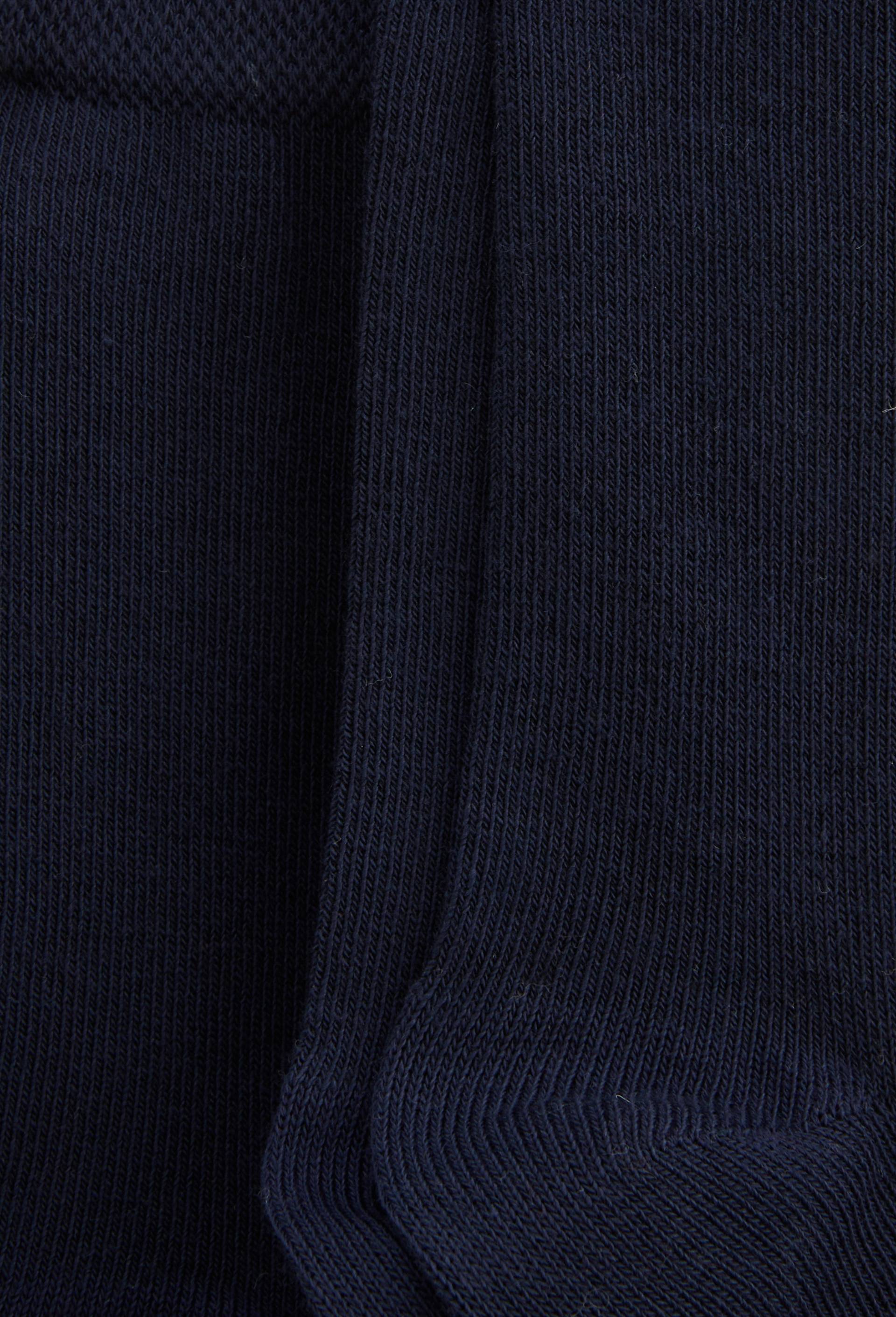 Lot de 4 paires de chaussettes en coton, Bleu fonc&eacute;, large image number 1