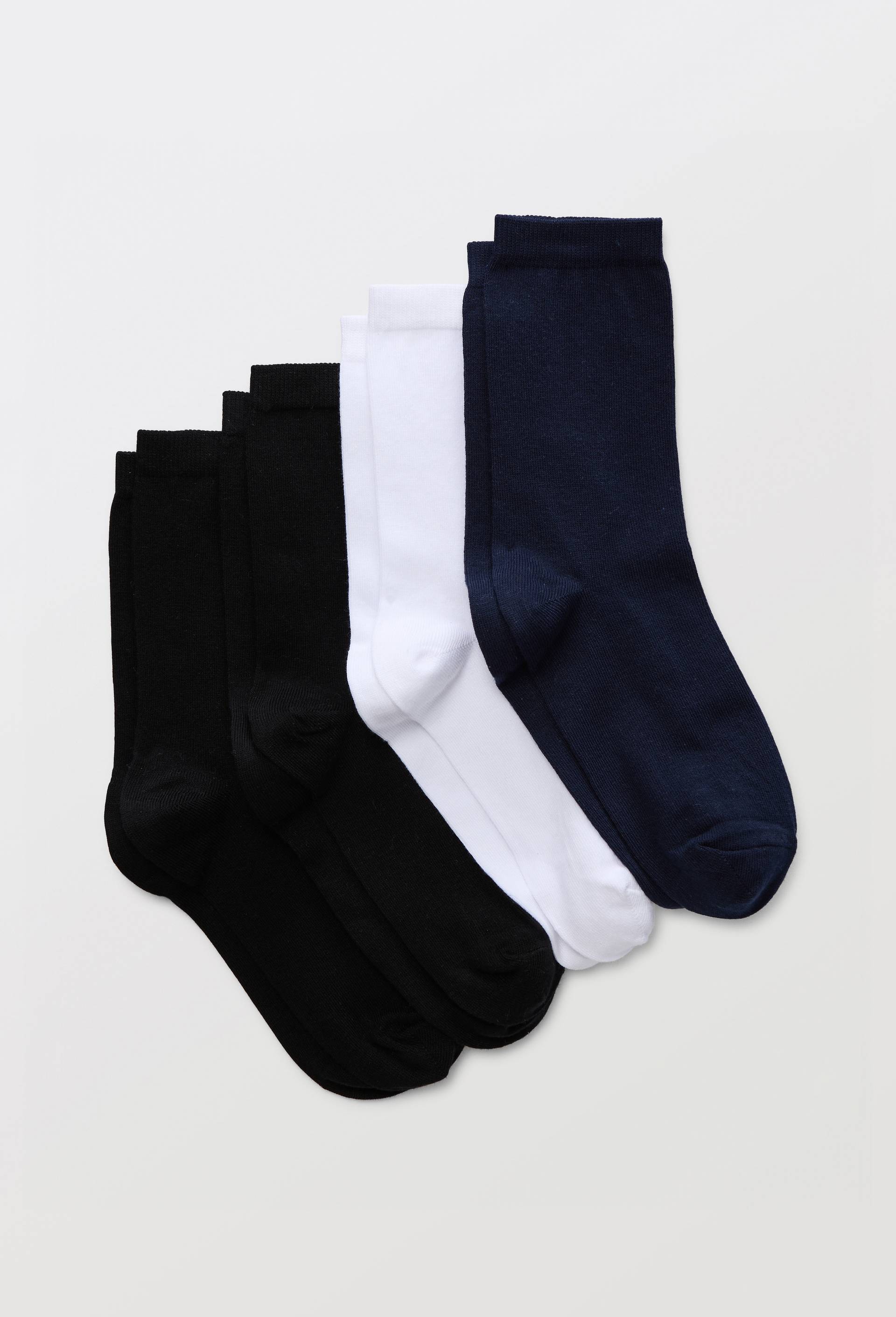 Lot de 4 paires de chaussettes en coton, MARINE/ASSORTIMENT, swatch image