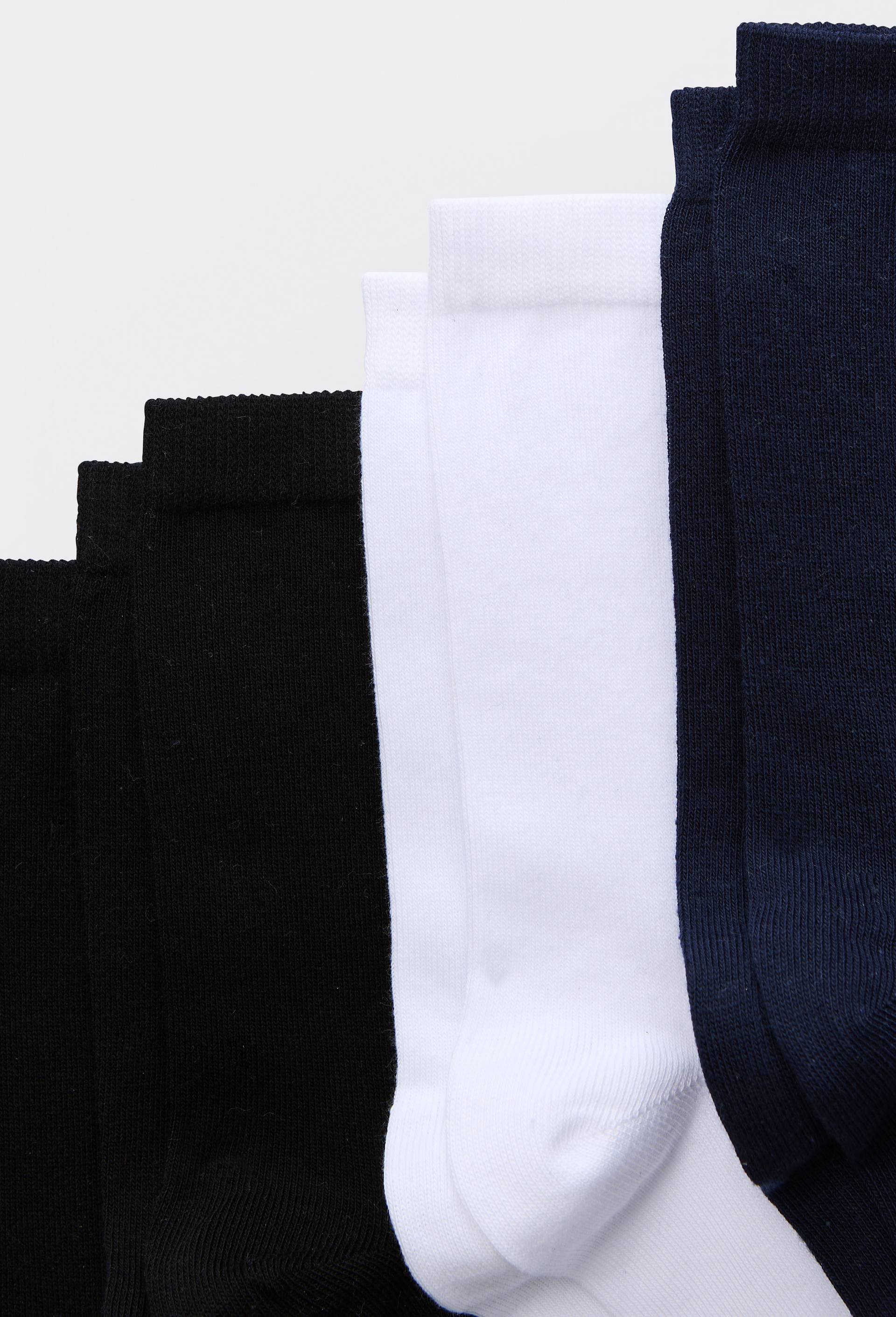 Lot de 4 paires de chaussettes en coton, MARINE/ASSORTIMENT, large image number 1