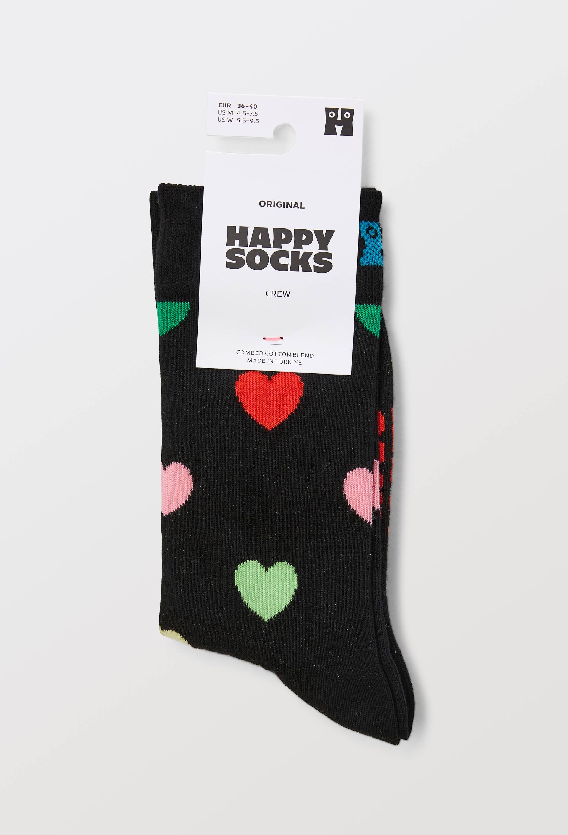 Paire de chaussettes en coton fantaisie Happy Socks, Noir, large image number 3.0