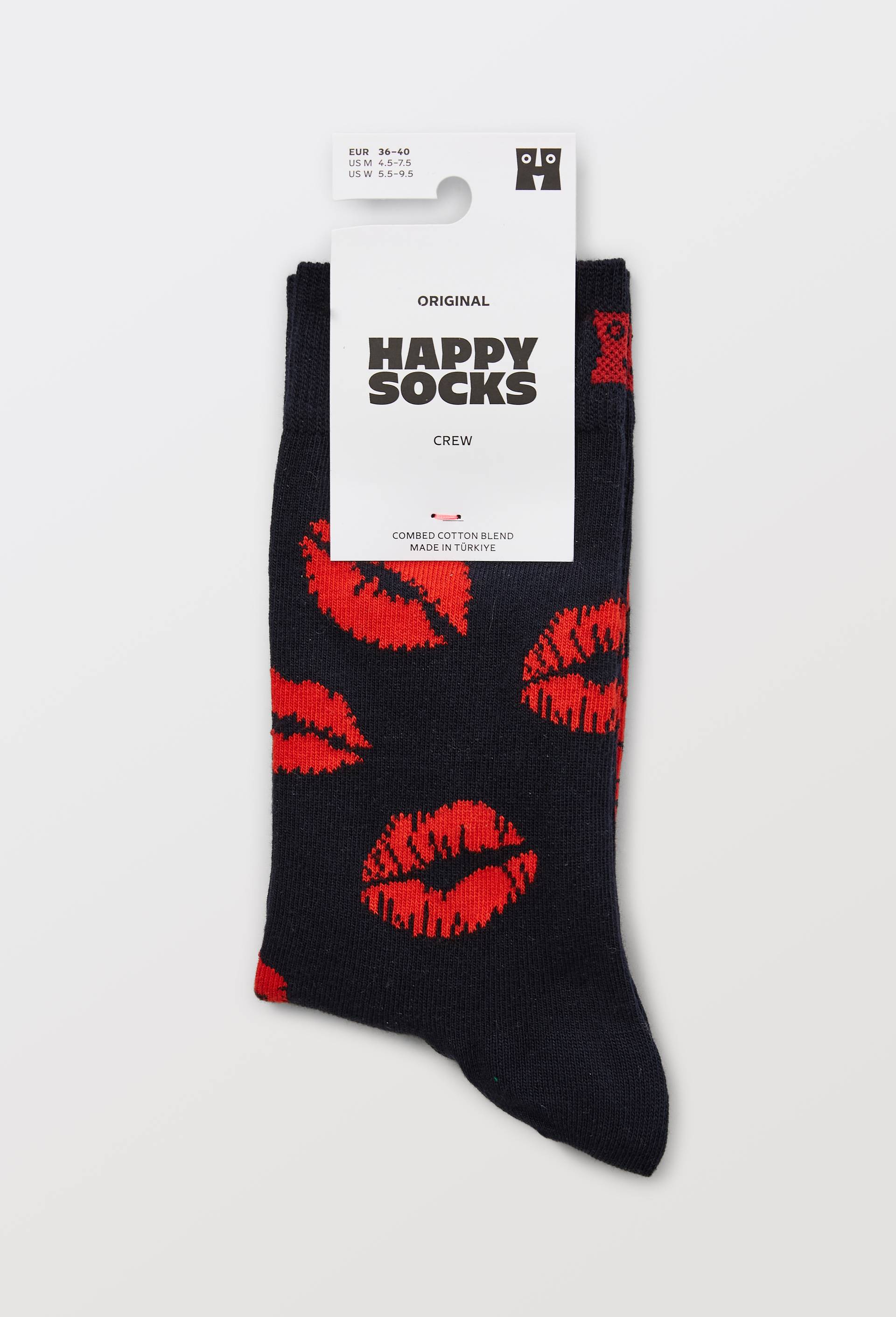 Paire de chaussettes en coton fantaisie Happy Socks, Bleu fonc&eacute;, large image number 2