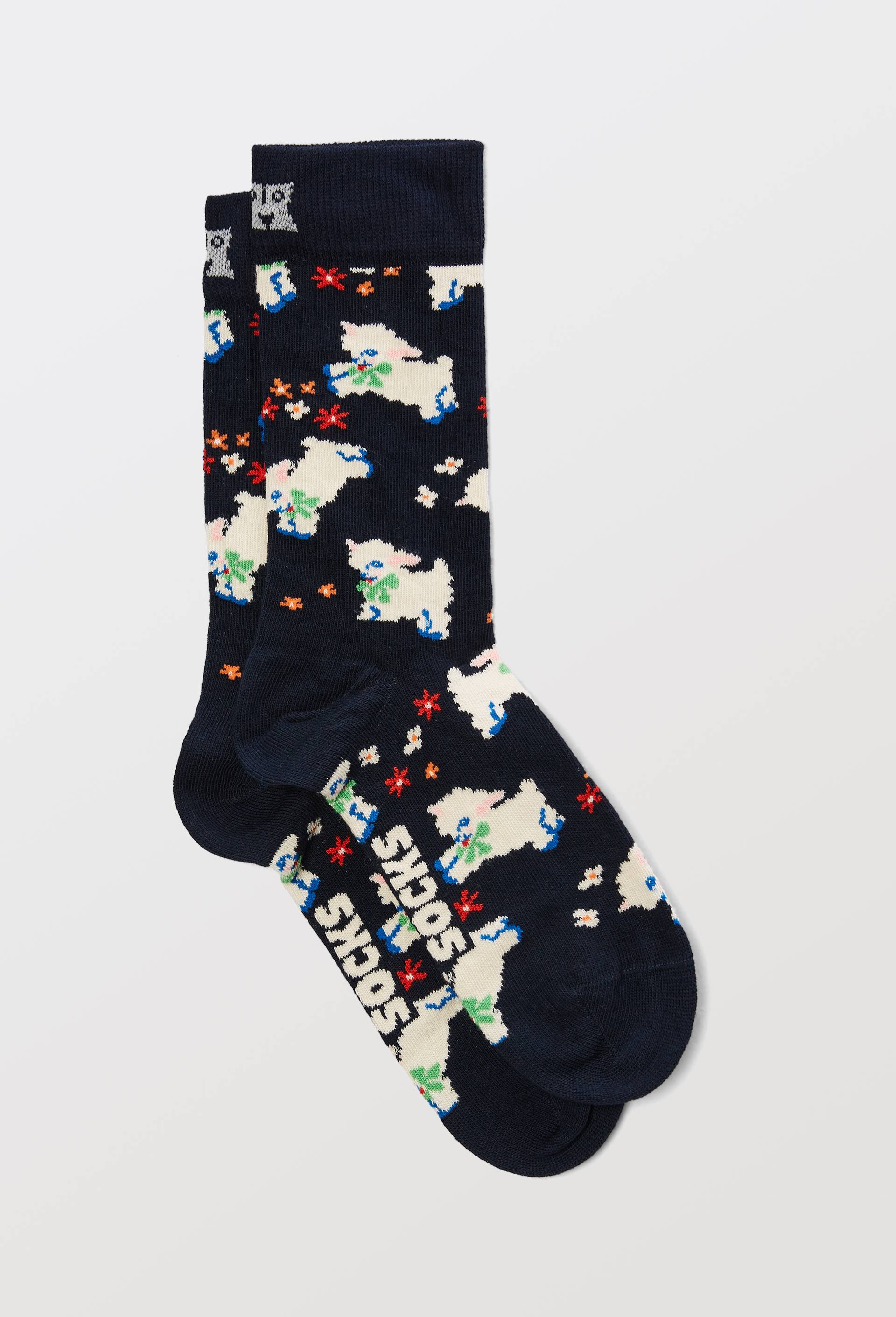 Paire de chaussettes en coton fantaisie Happy Socks, Rose, large image number 0.0