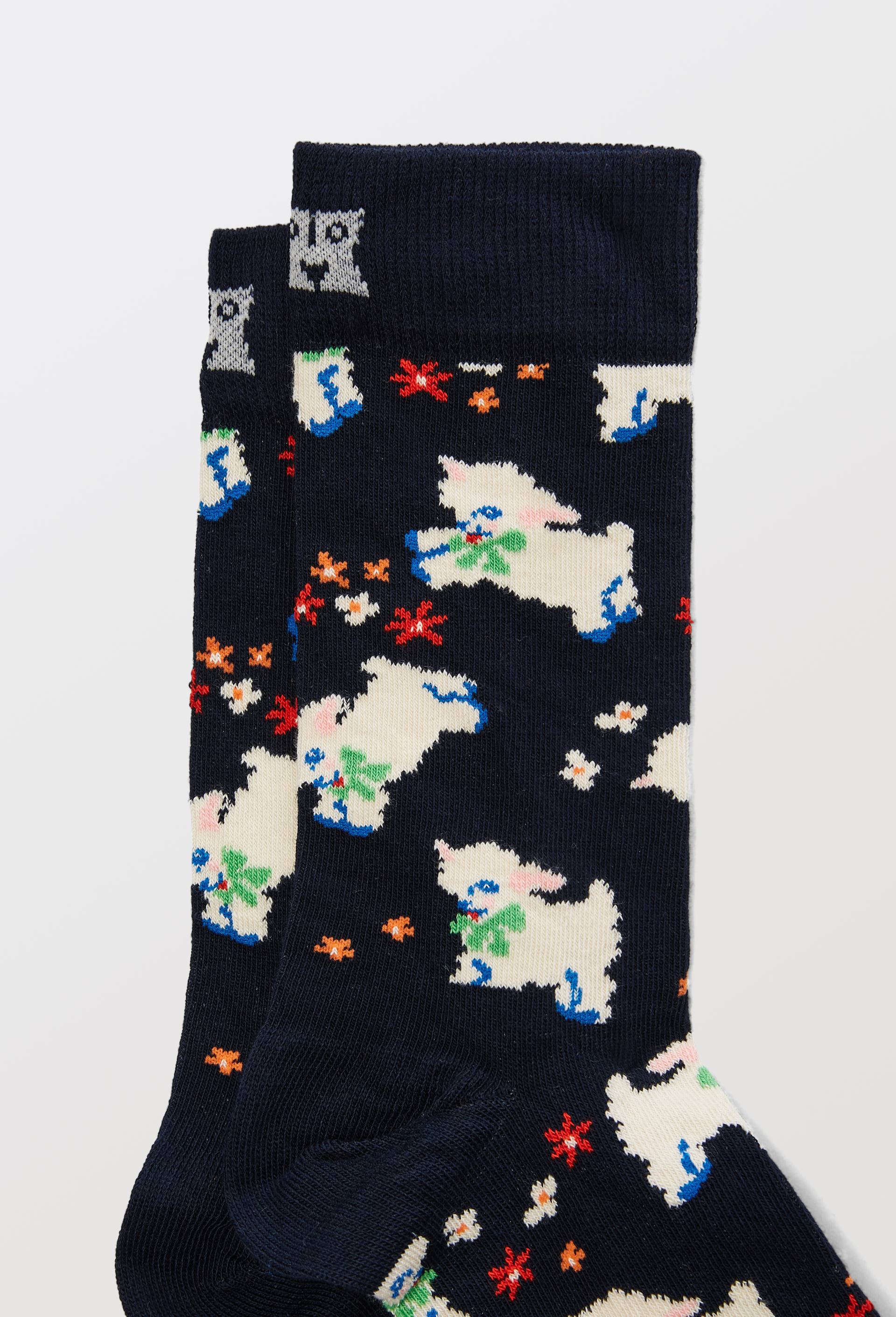 Paire de chaussettes en coton fantaisie Happy Socks, Rose, large image number 1