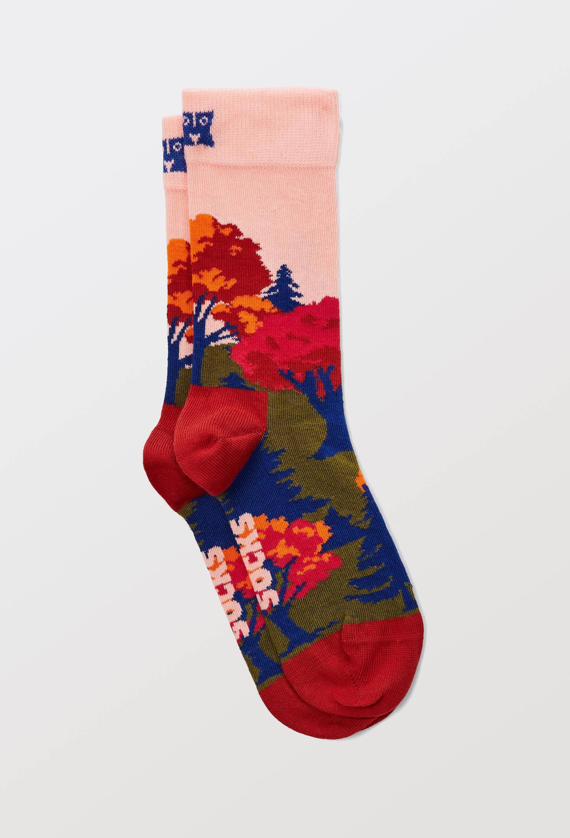 Paire de chaussettes en coton fantaisie Happy Socks, Rose, large image number 4.0