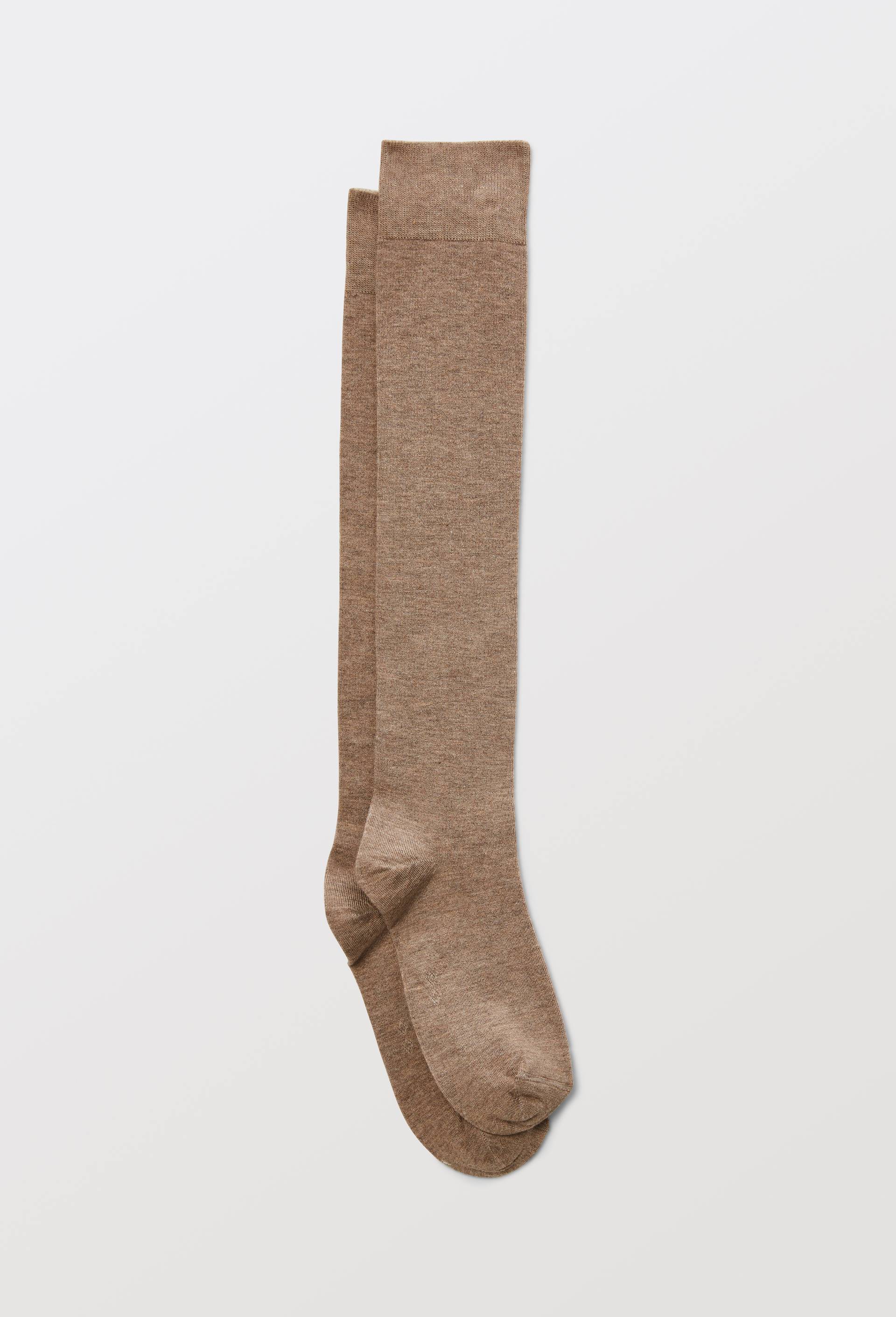 Paire de mi-bas en modal et cachemire Le Bourget, Beige, large image number 1