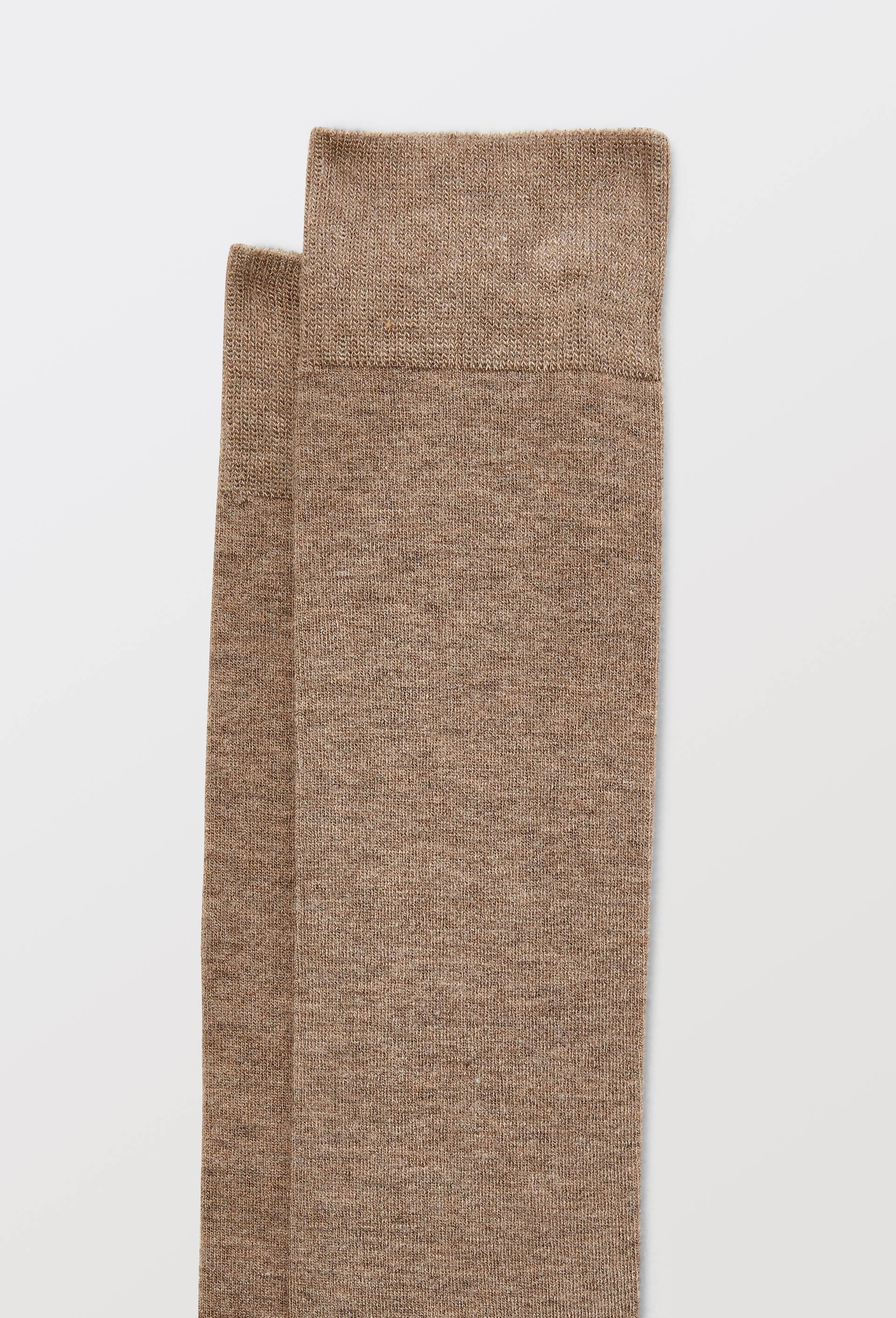 Paire de mi-bas en modal et cachemire Le Bourget, Beige, large image number 2