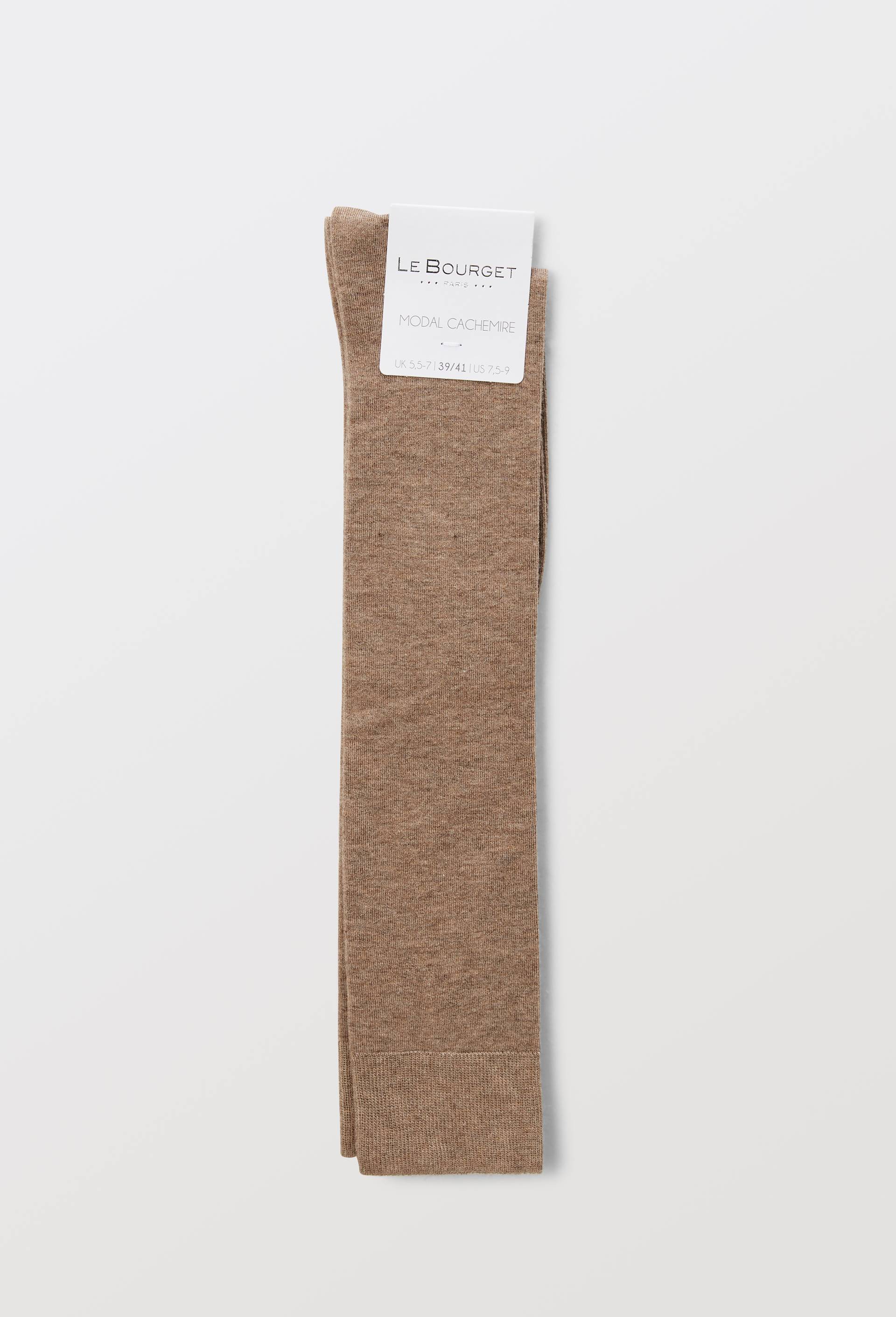 Paire de mi-bas en modal et cachemire Le Bourget, Beige, large image number 3