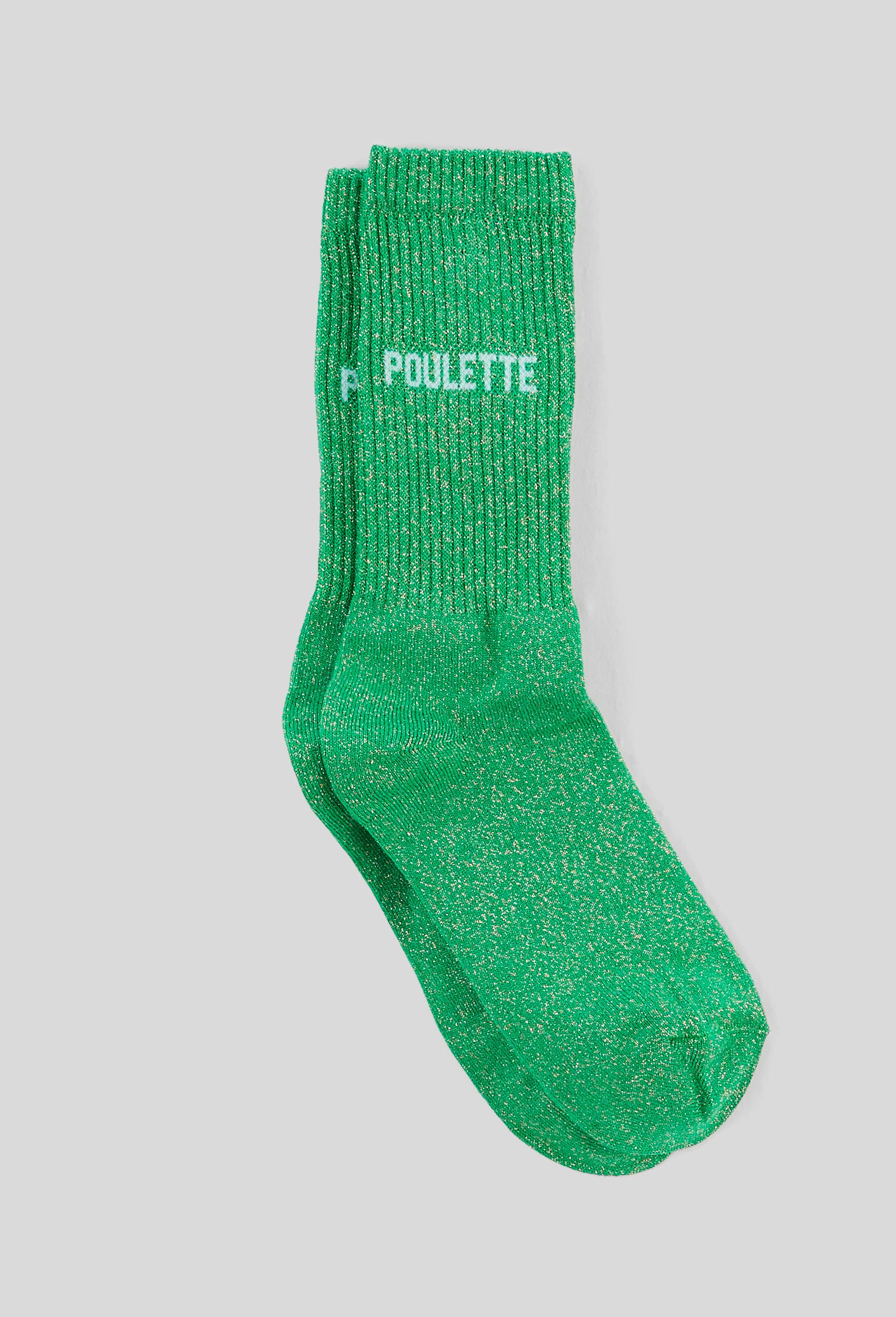 Paire de chaussettes &agrave; message FELICIE AUSSI, Vert, large image number 1