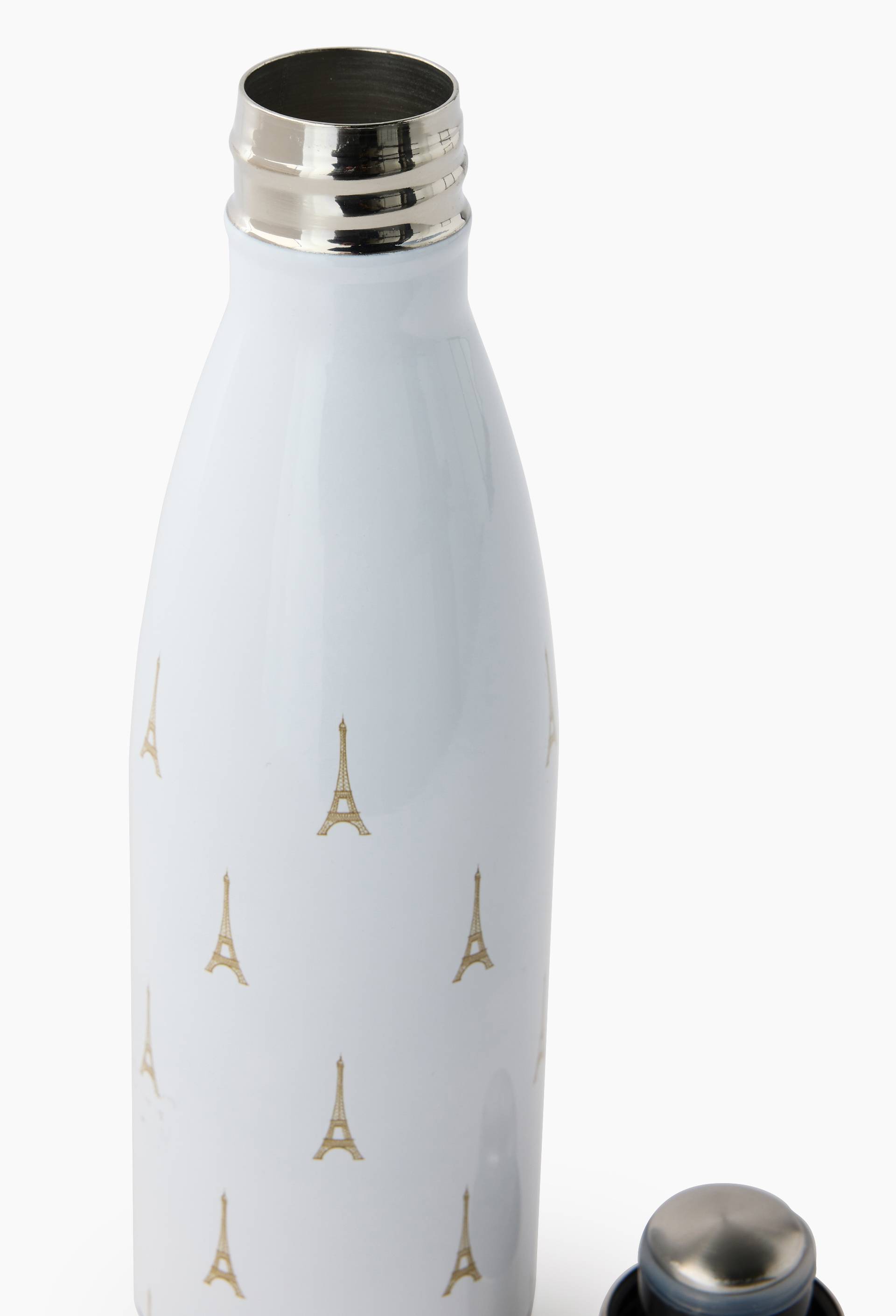 Bouteille isotherme imprim&eacute; Tour Eiffel, 500ml, en plastique , 19,8*80*80 cm, , large image number 1