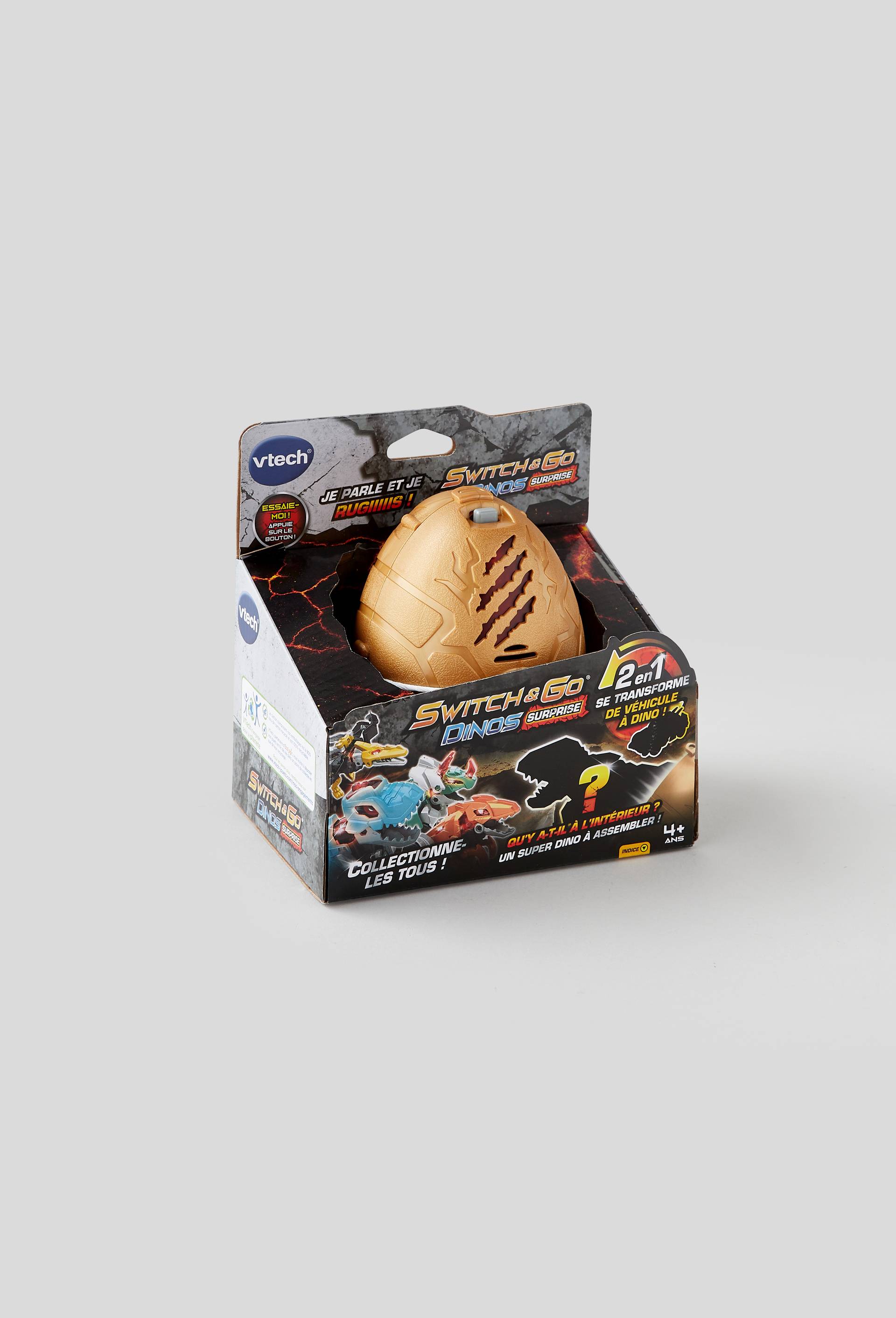 Oeuf surprise switch et go dinos fire, , large image number 0