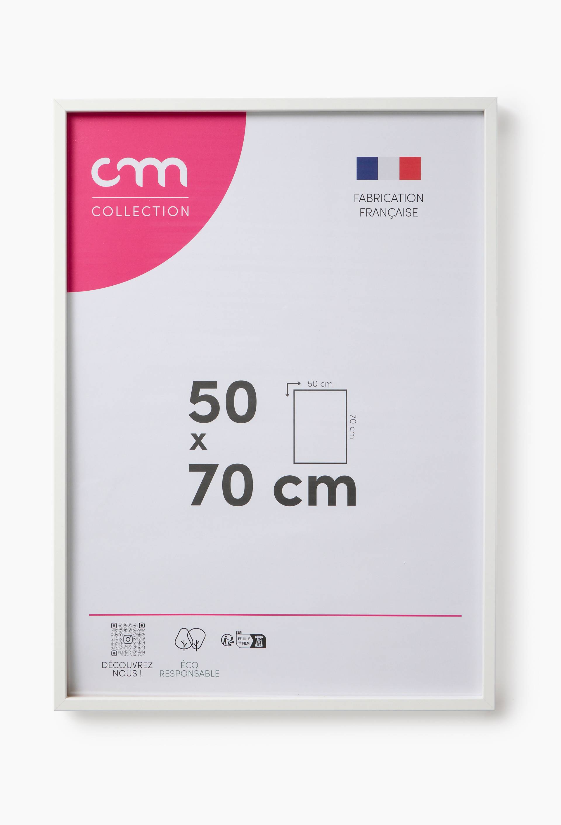 Cadre photo 50x70 cm, blanc, , large image number 0
