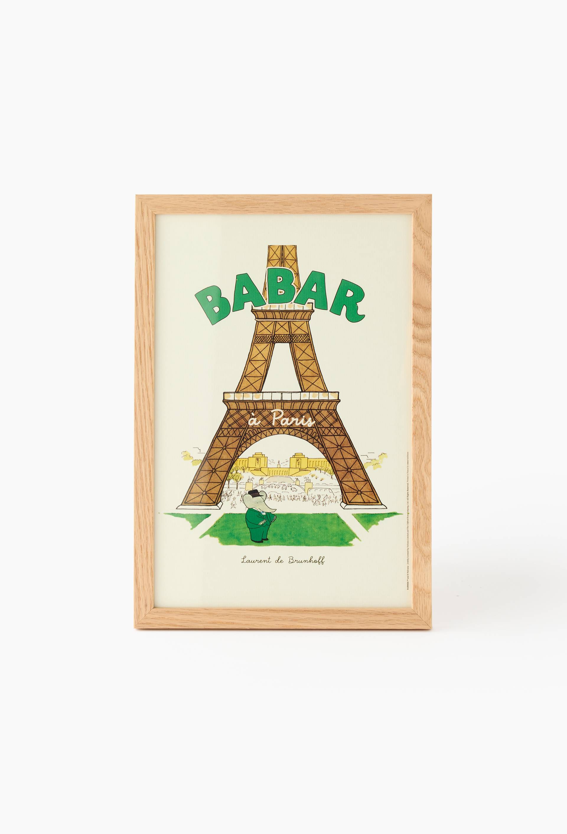 Affiche Babar &agrave; Paris, 20x30cm, , large image number 0