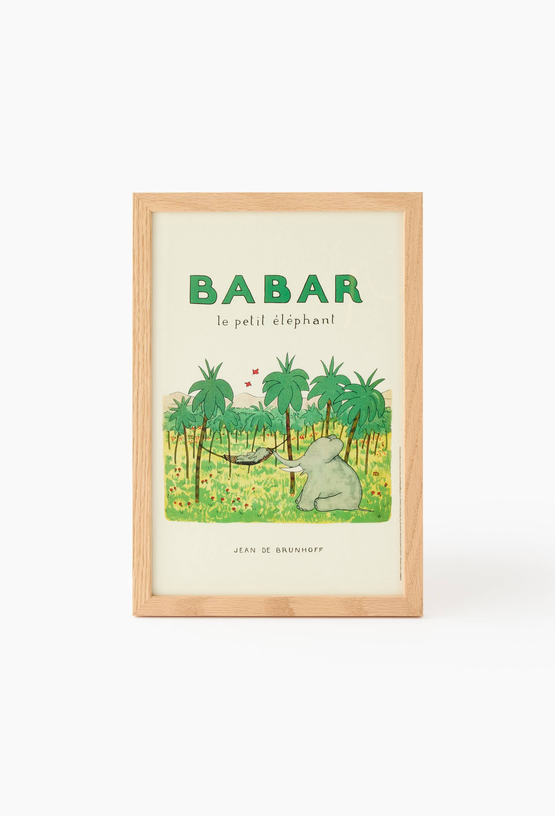 Affiche Babar Le petit &eacute;l&eacute;phant, 20x30cm, , large image number 0