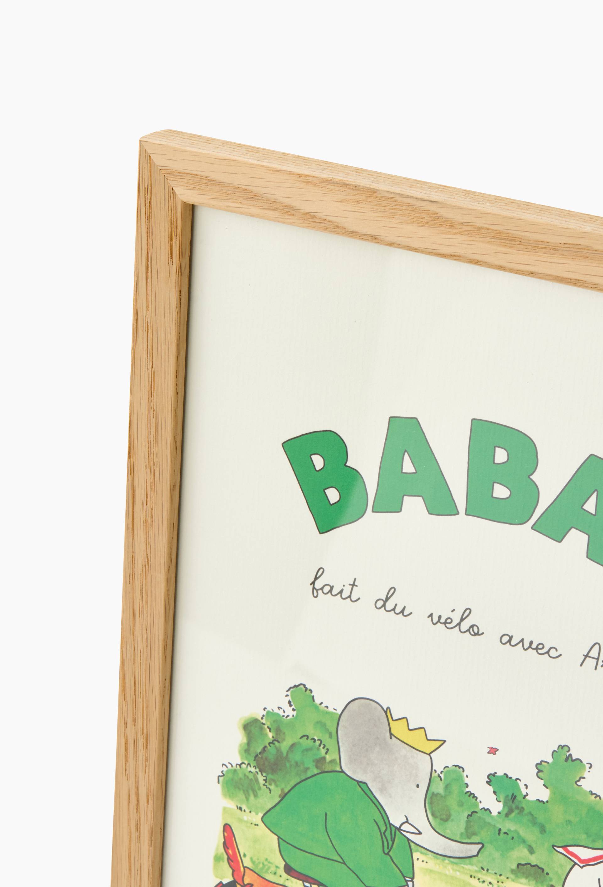 Affiche Babar fait du v&eacute;lo, 20x30cm, , large image number 1