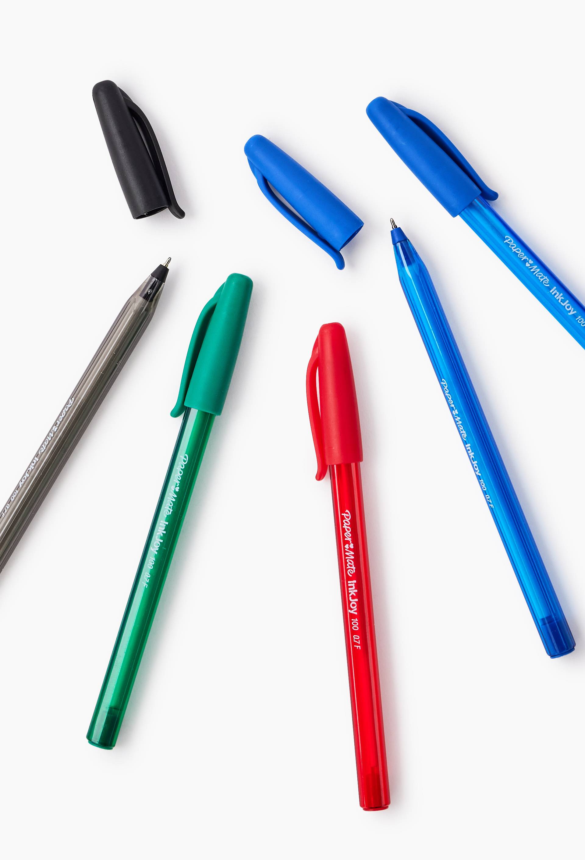 5 stylos-billes InkJoy, pointes fines, coloris assortis, , large image number 1