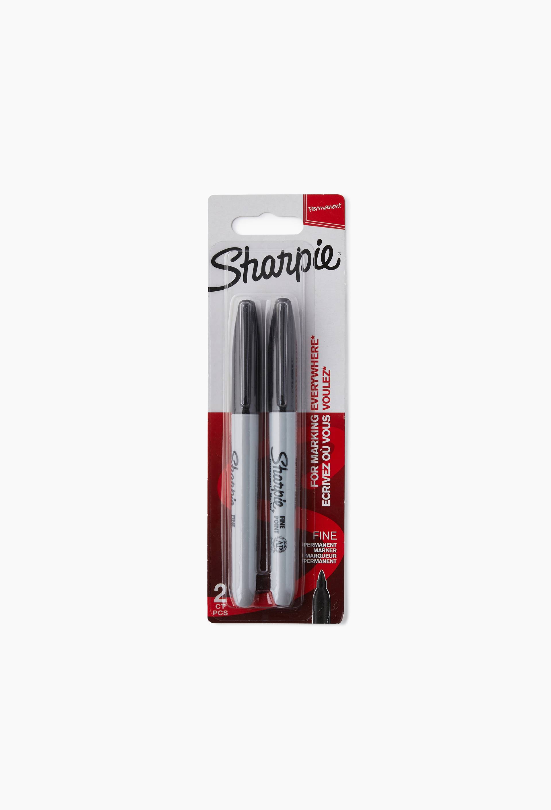 Lot de 2 marqueurs Sharpie - noir- pointe fine, , large image number 0