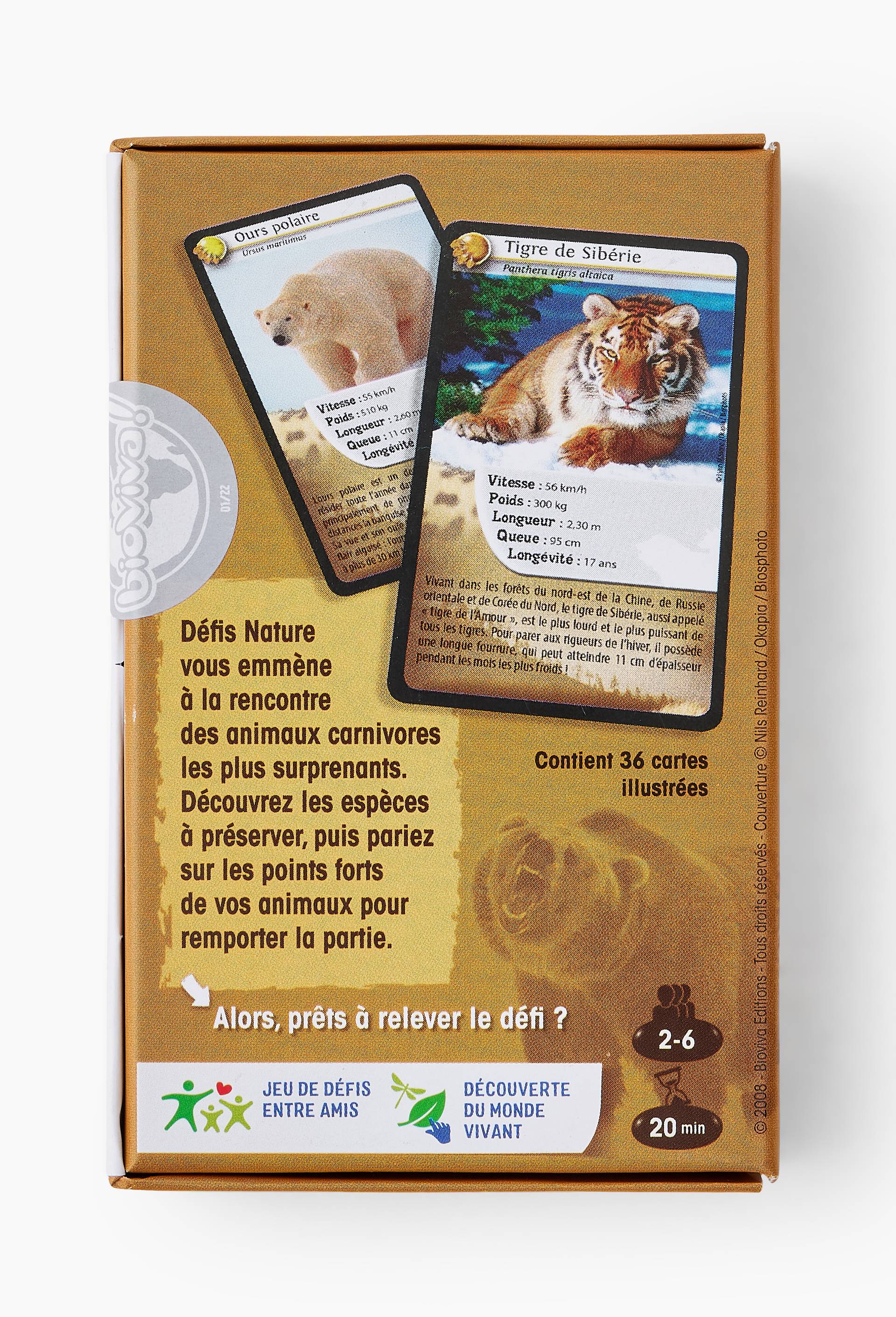D&eacute;fis Nature - animaux carnivores, , large image number 1