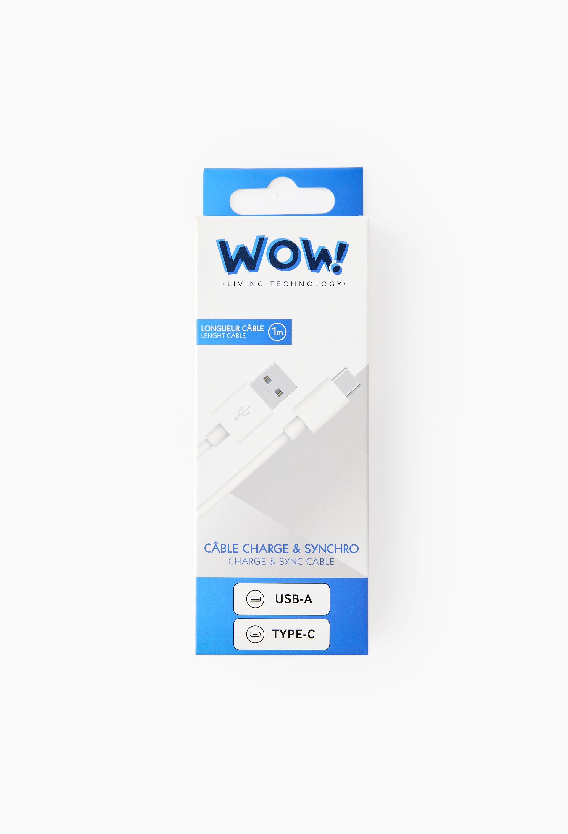 C&acirc;ble usb vers usb-c, 1m, , large image number 0