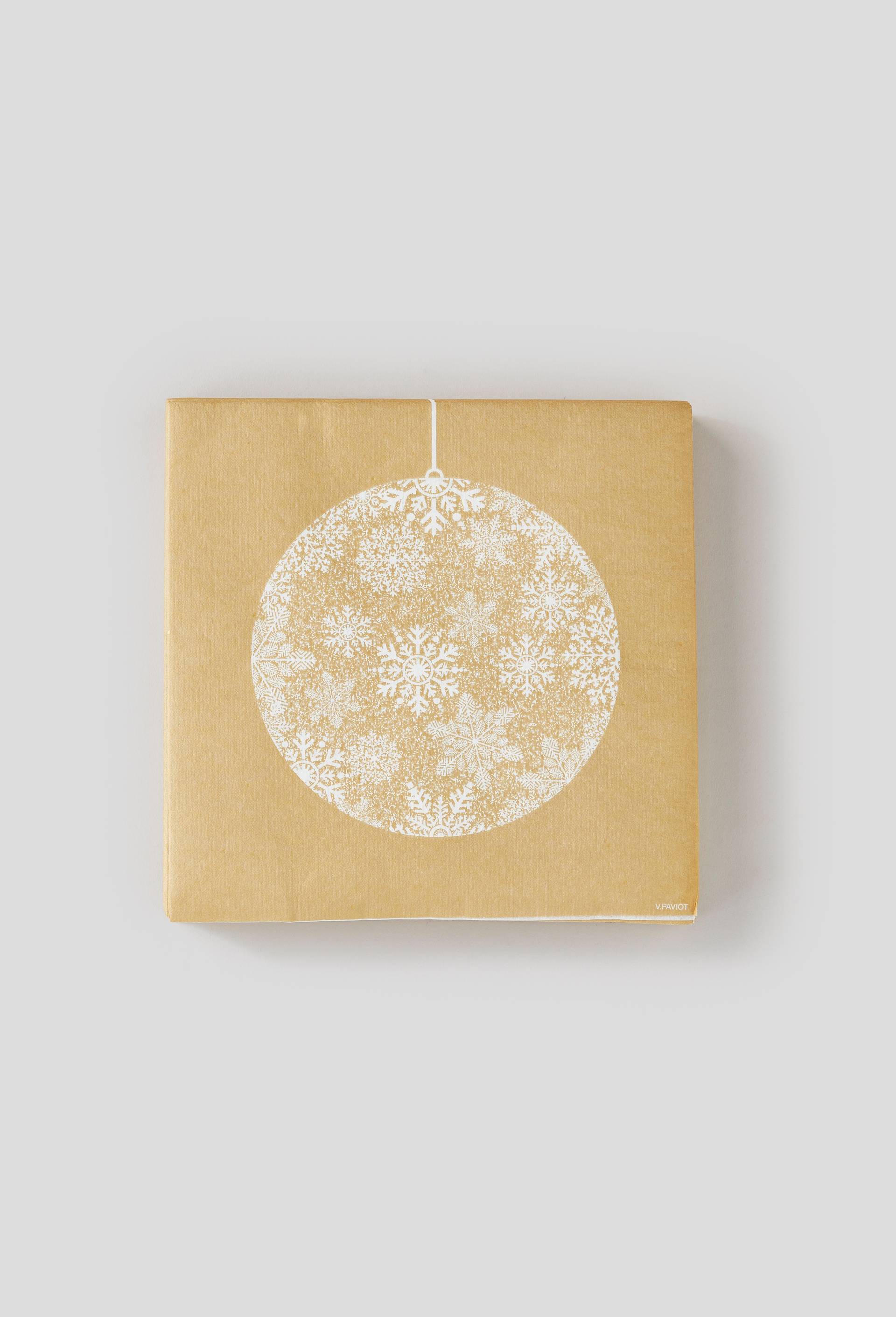 20 serviettes 40x40cm, boule de Noël, , large image number 0
