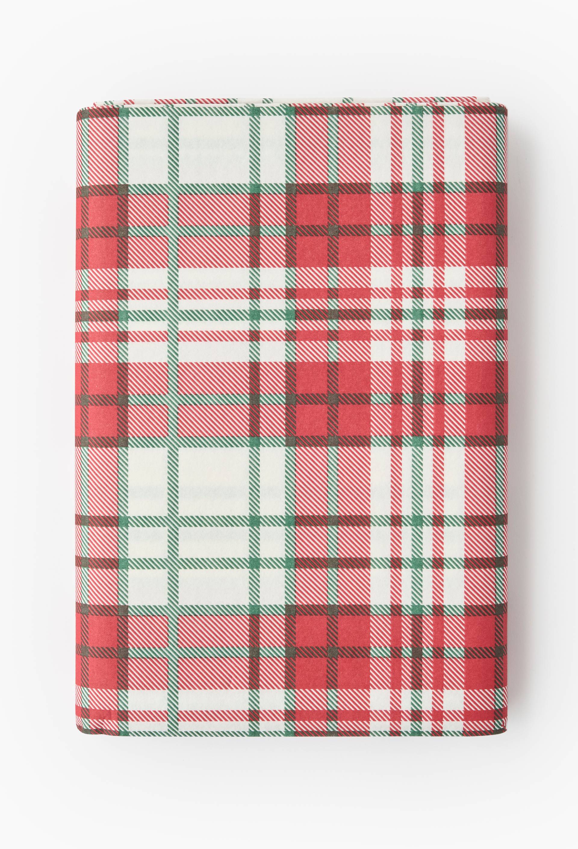 Nappe papier 160x240cm imprim&eacute; tartan, , large image number 0.0