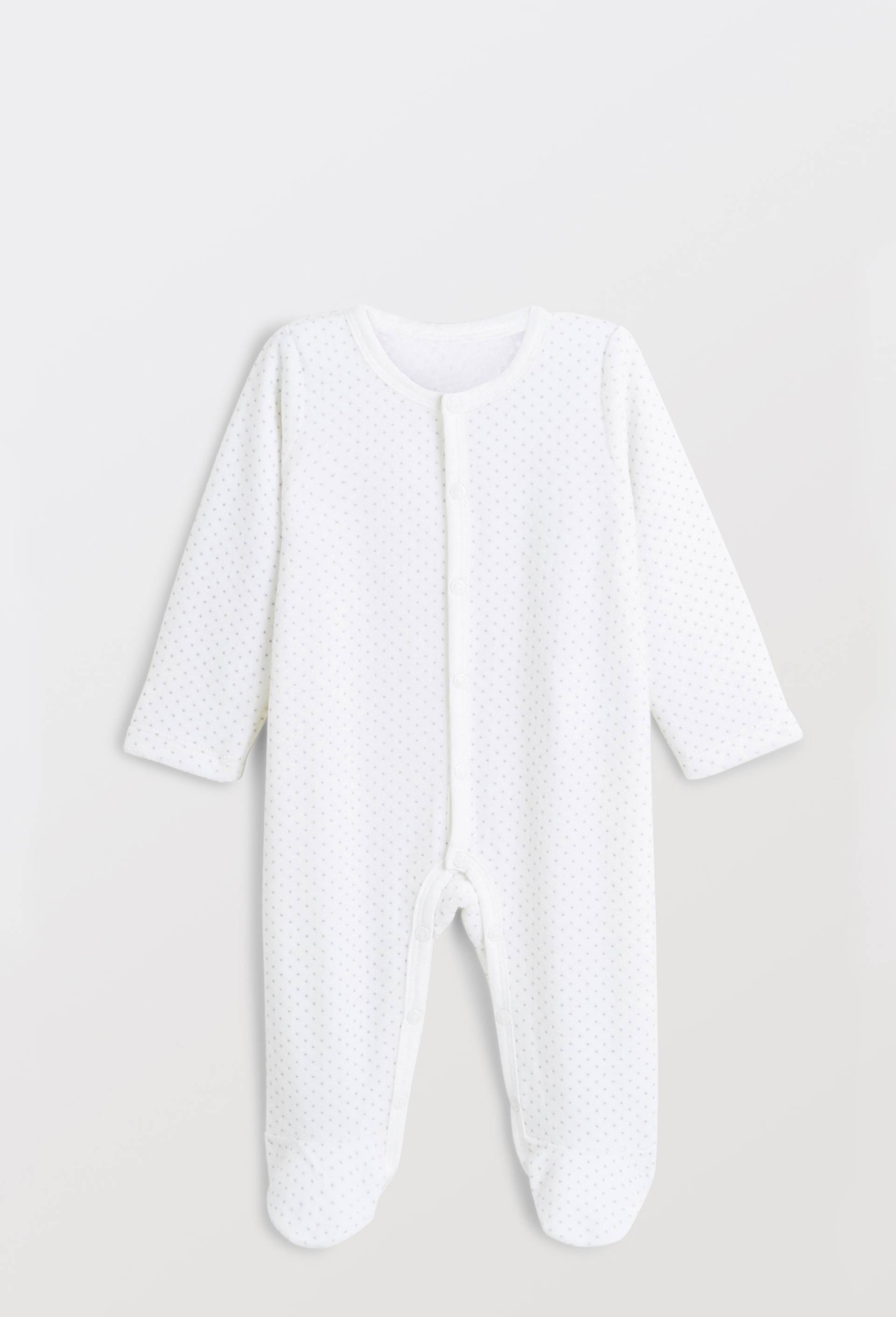 BOUT'CHOU - Dors bien ouverture avant en velours en coton BIO GOTS