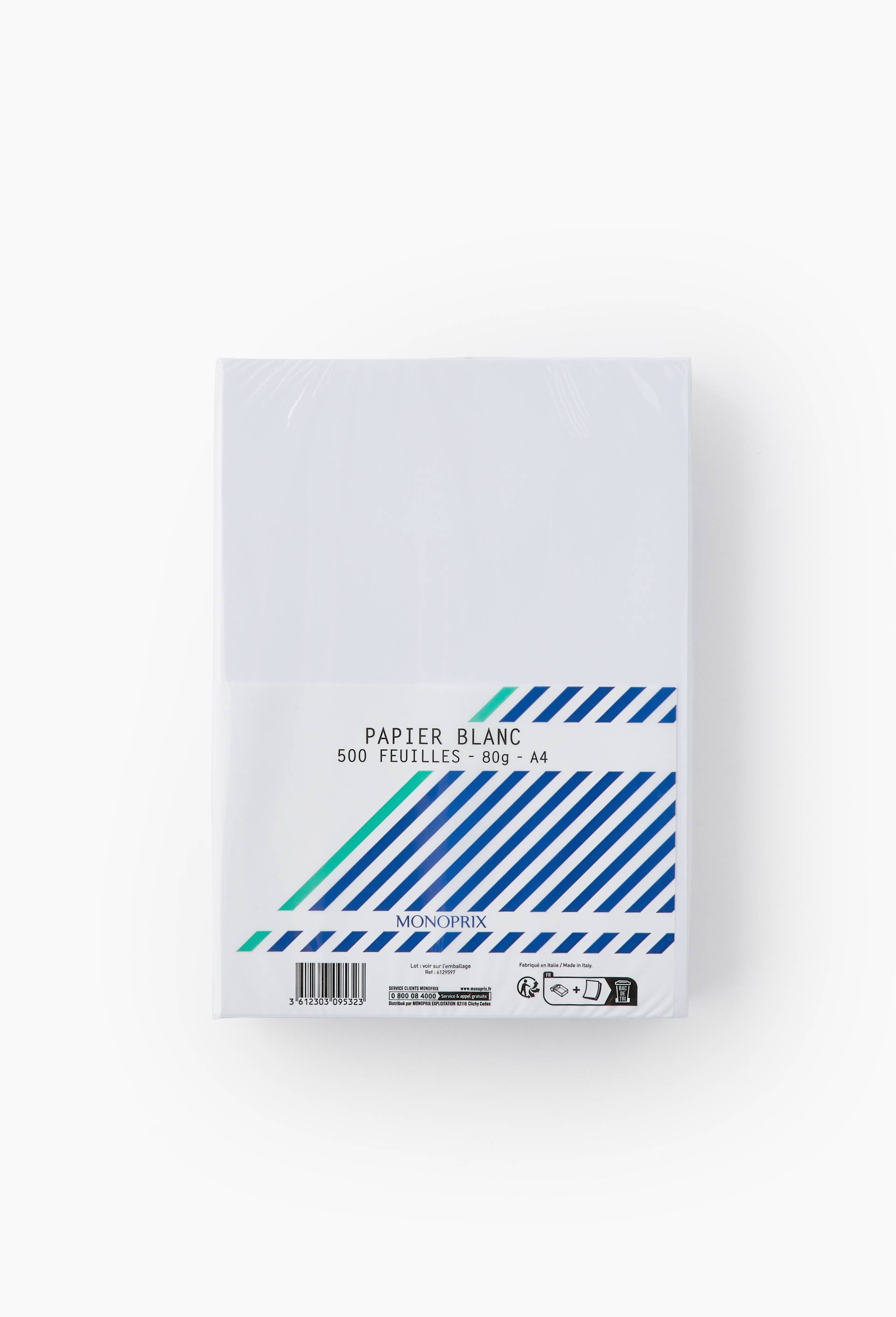 Ramette de papier blanc, format A4, 80gr, , large image number 0