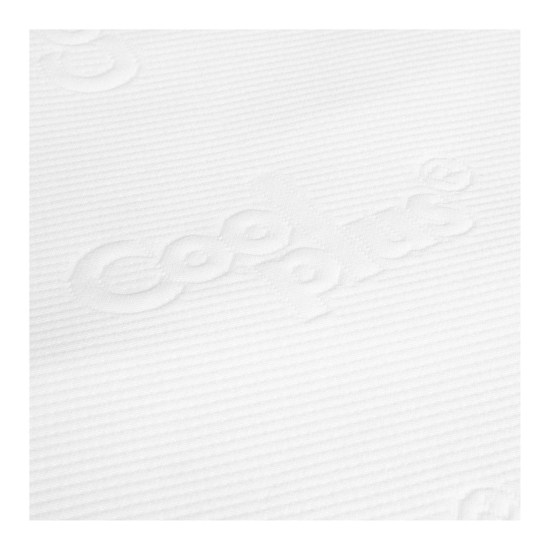 Protection matelas, 140x190 cm, 100% polyester, Blanc, large image number 2