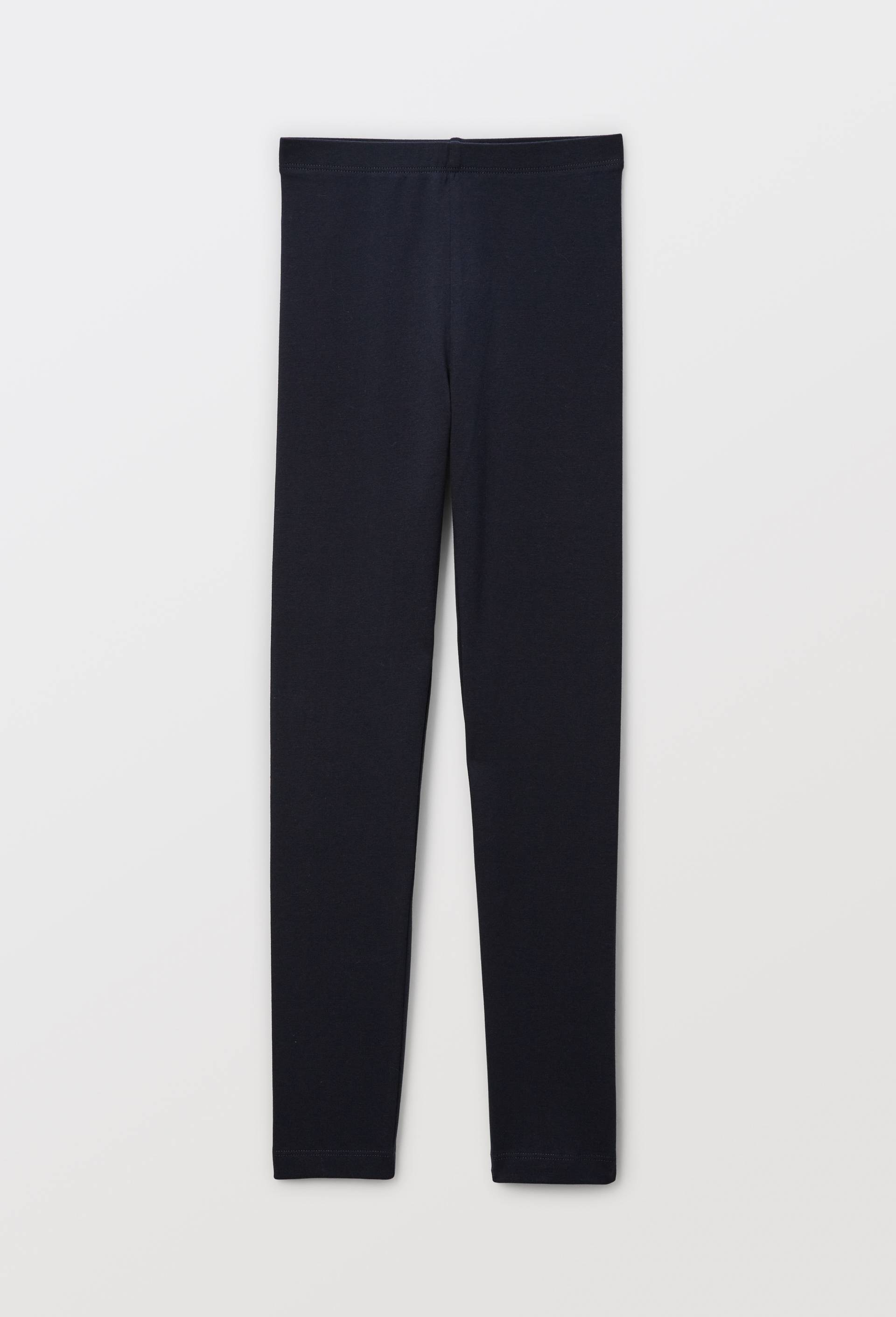 Legging uni contenant du coton BIO GOTS, Bleu foncé, large image number 0