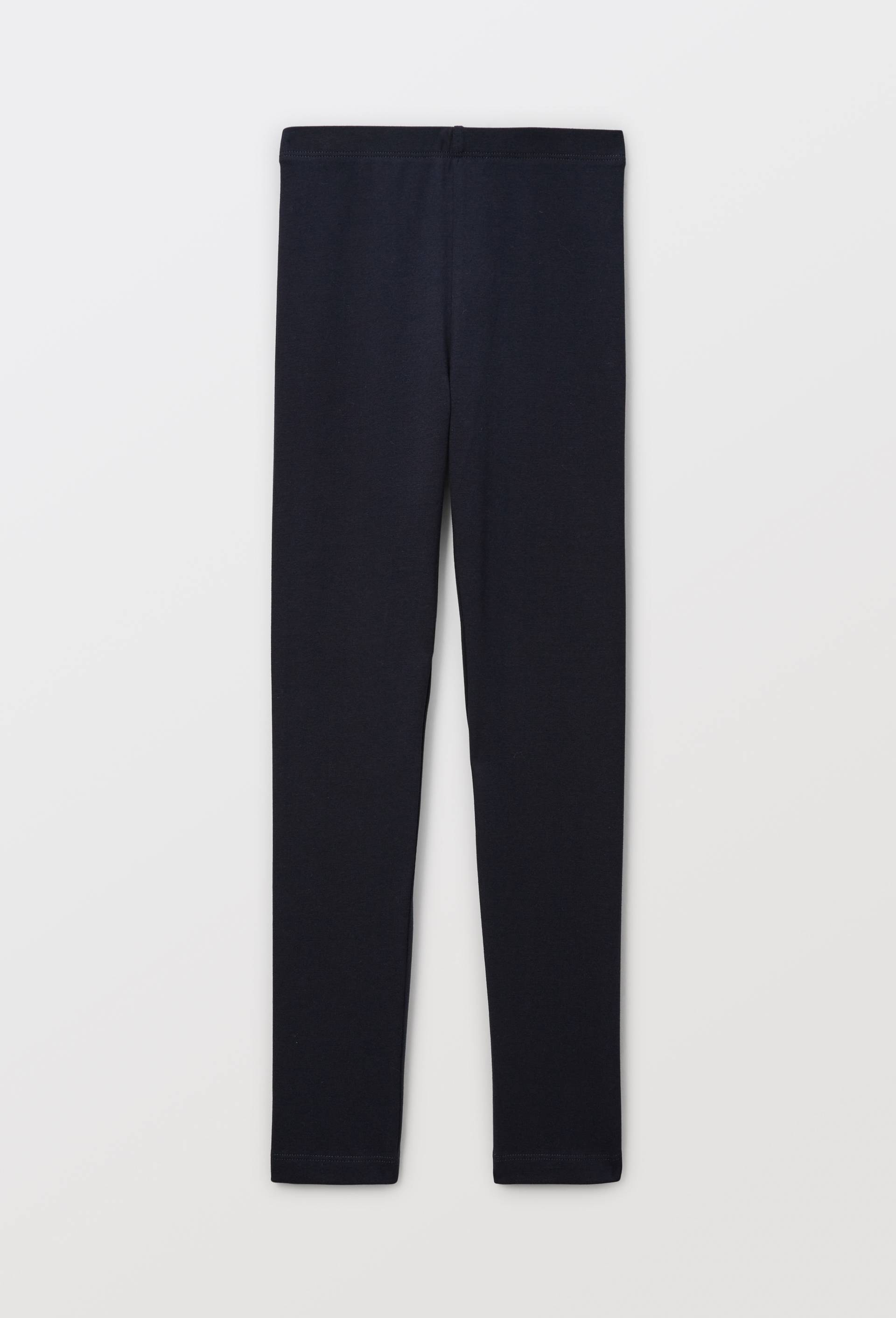 Legging uni contenant du coton BIO GOTS, Bleu foncé, large image number 1