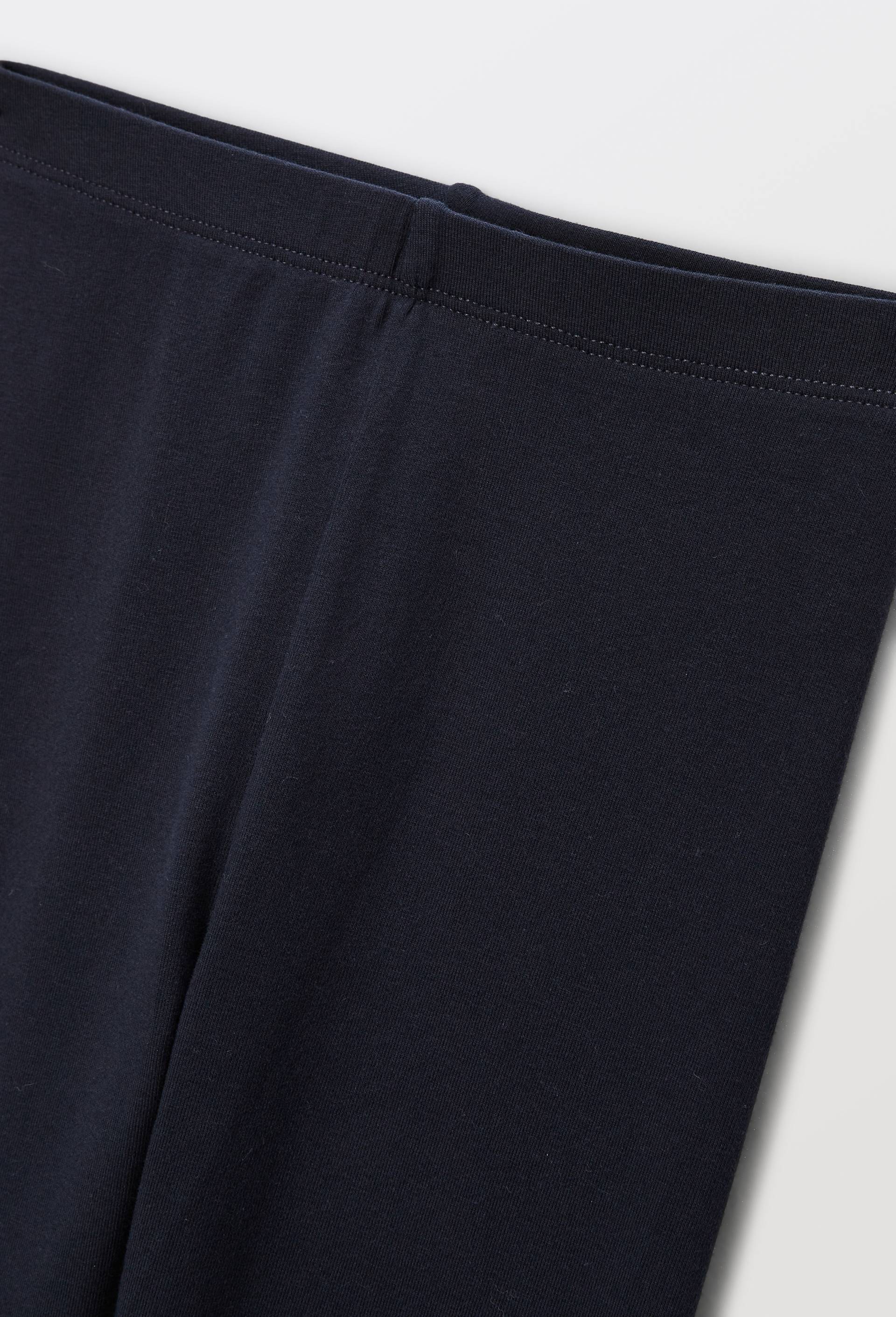 Legging uni contenant du coton BIO GOTS, Bleu foncé, large image number 2.0