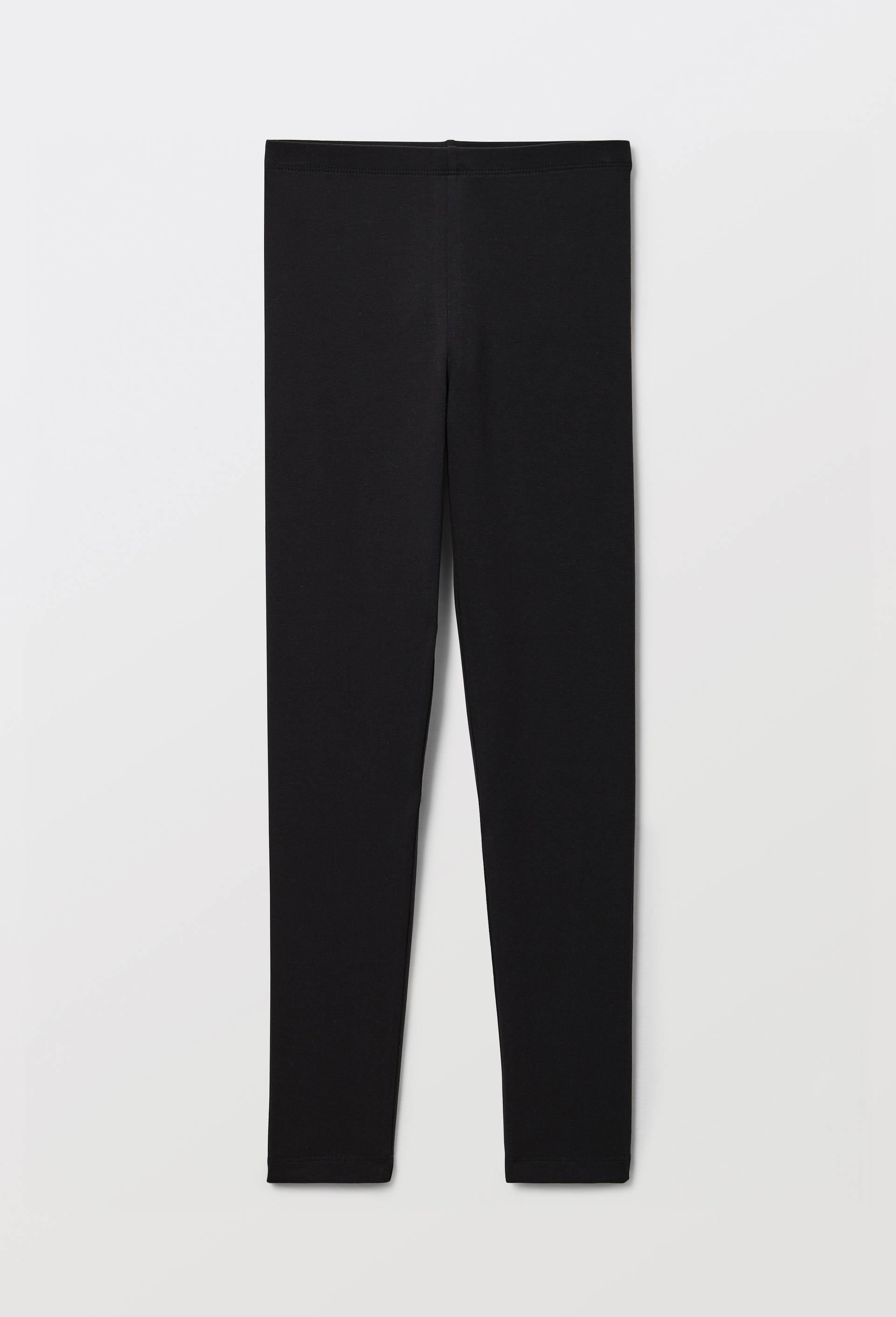 Legging uni contenant du coton BIO GOTS, Noir, large image number 1